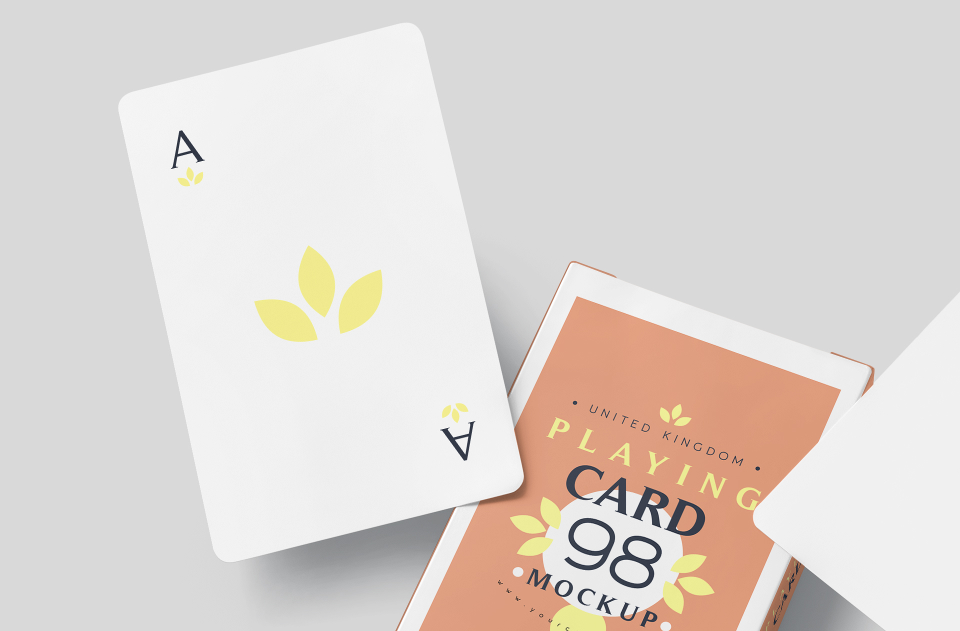 playing card mock-up