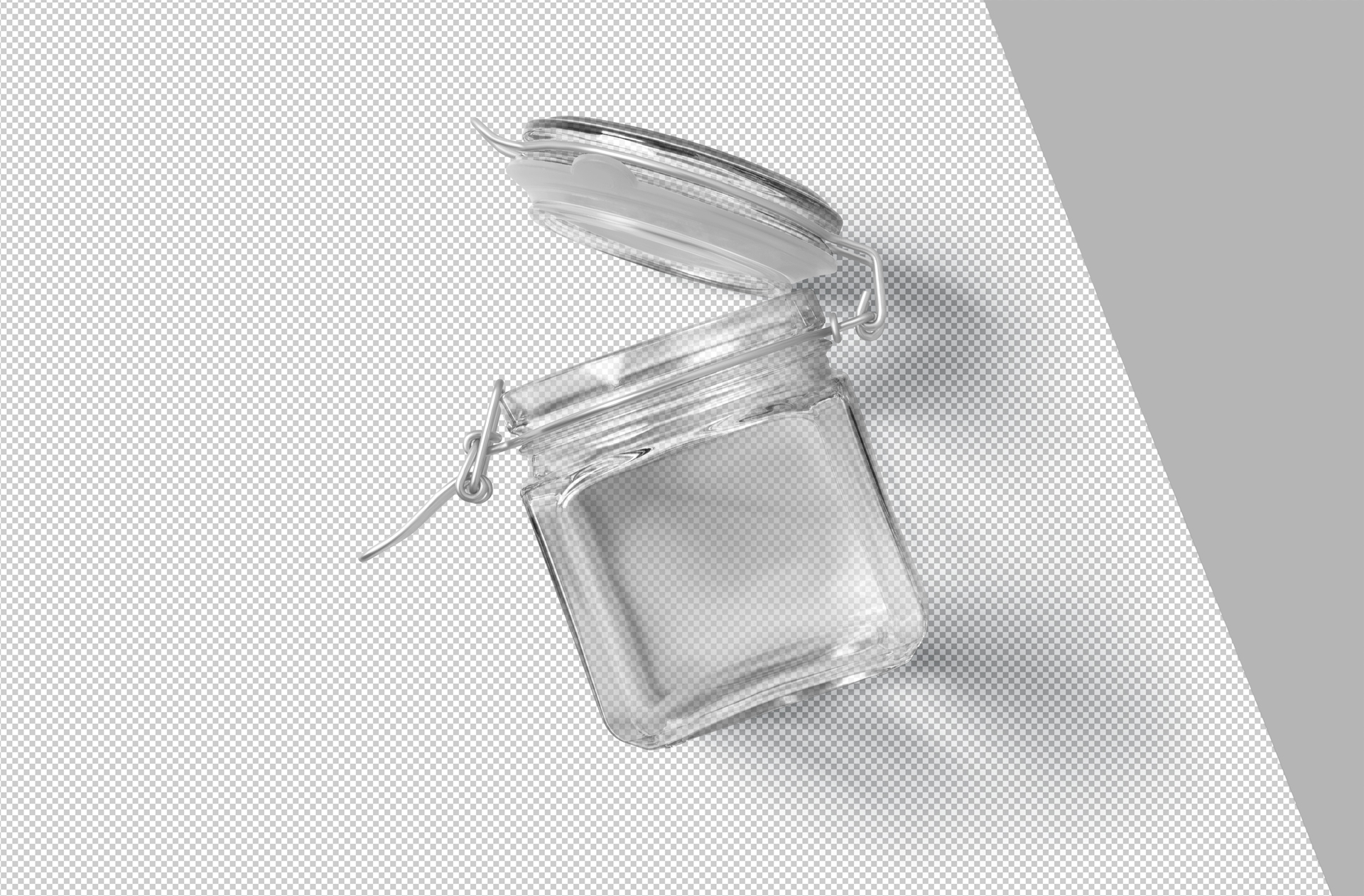 airtight glass container