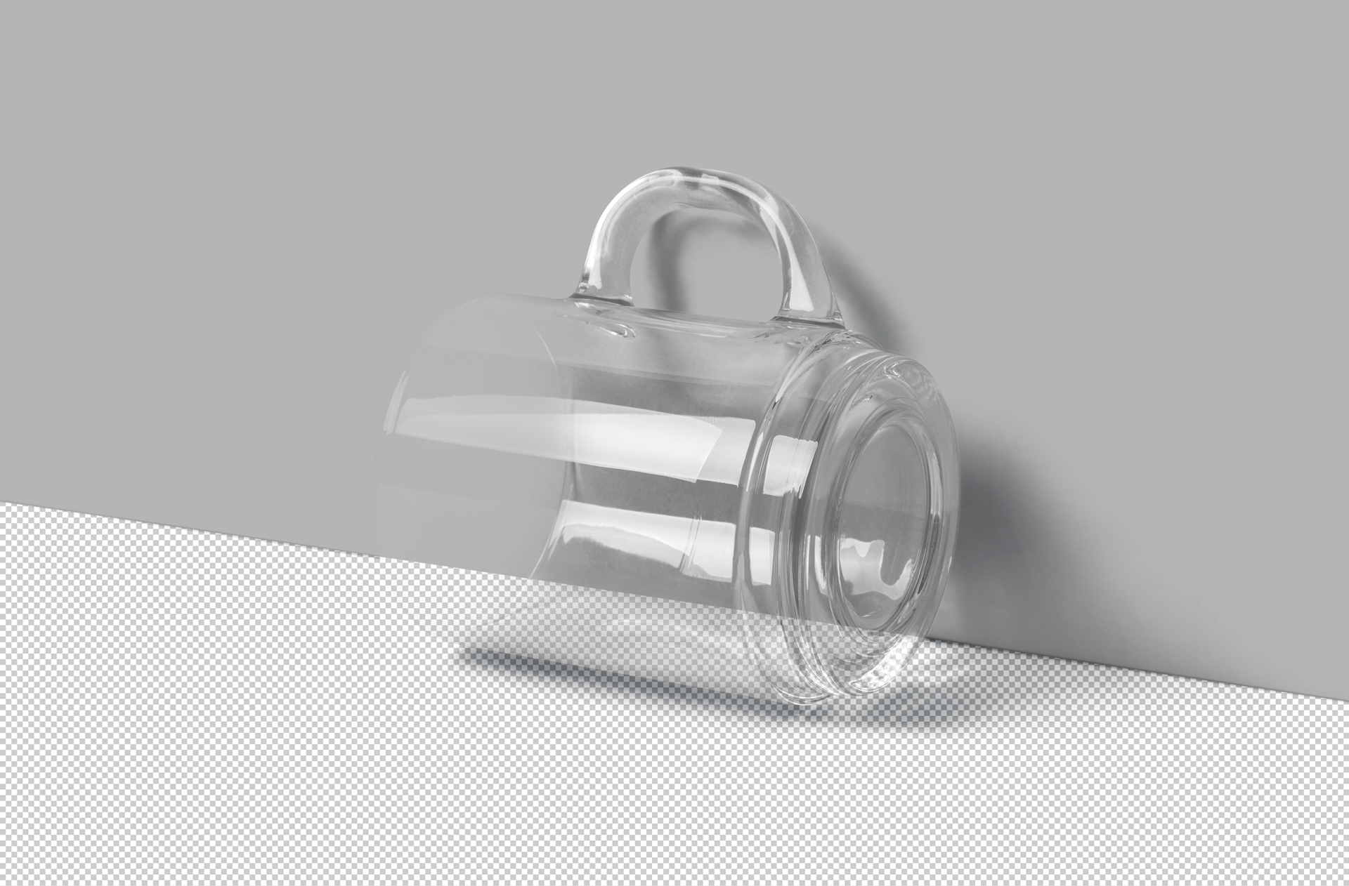 acrylic coffee mug mock-up