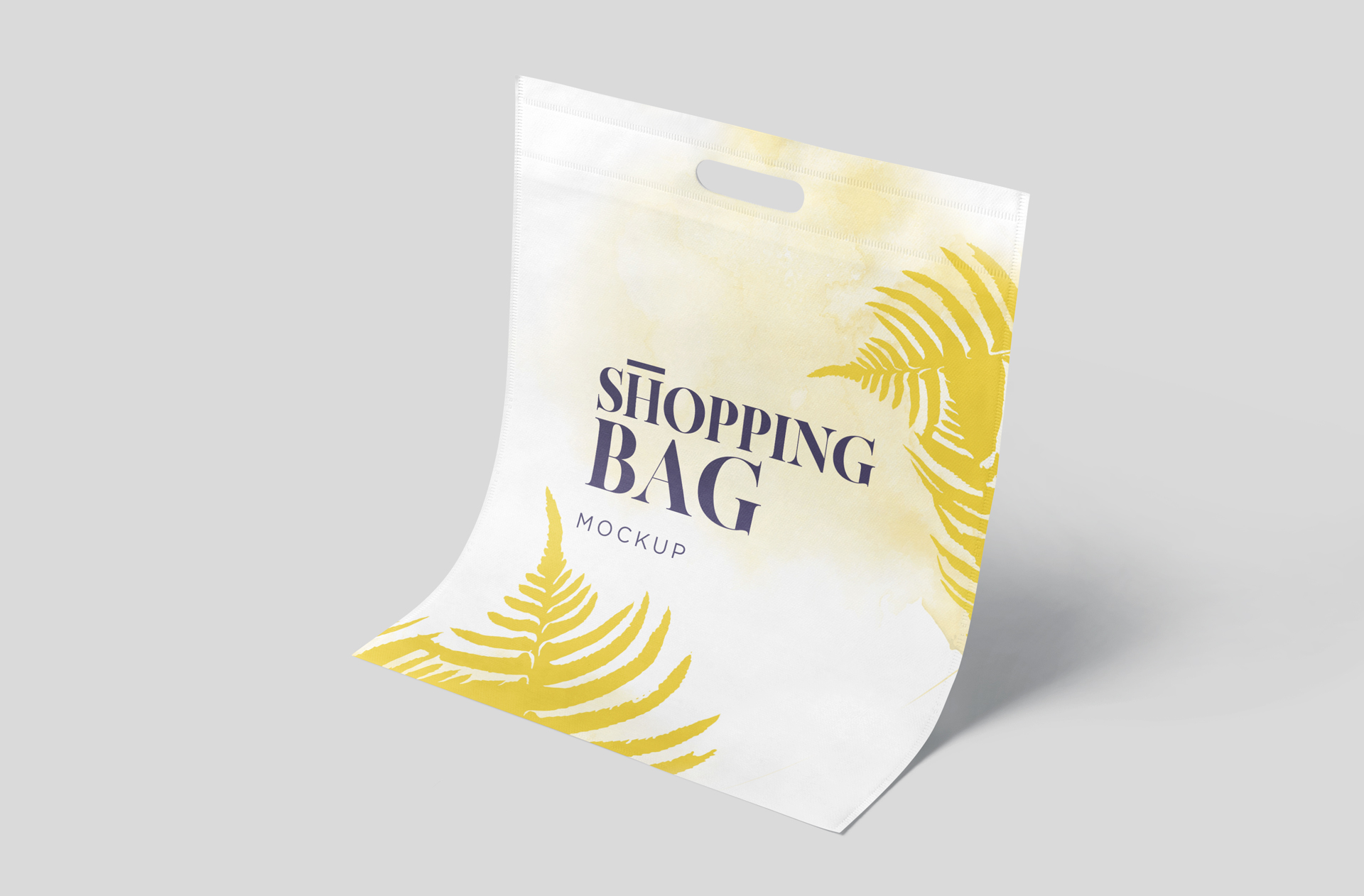 Shopping Bag Mockup for Retail Packaging Design
