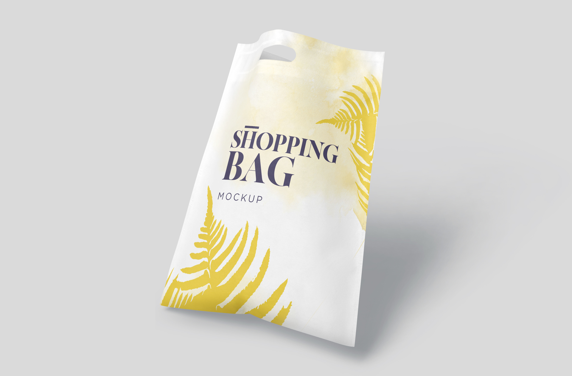 Professional Shopping Bag Mockup for Retail Packaging