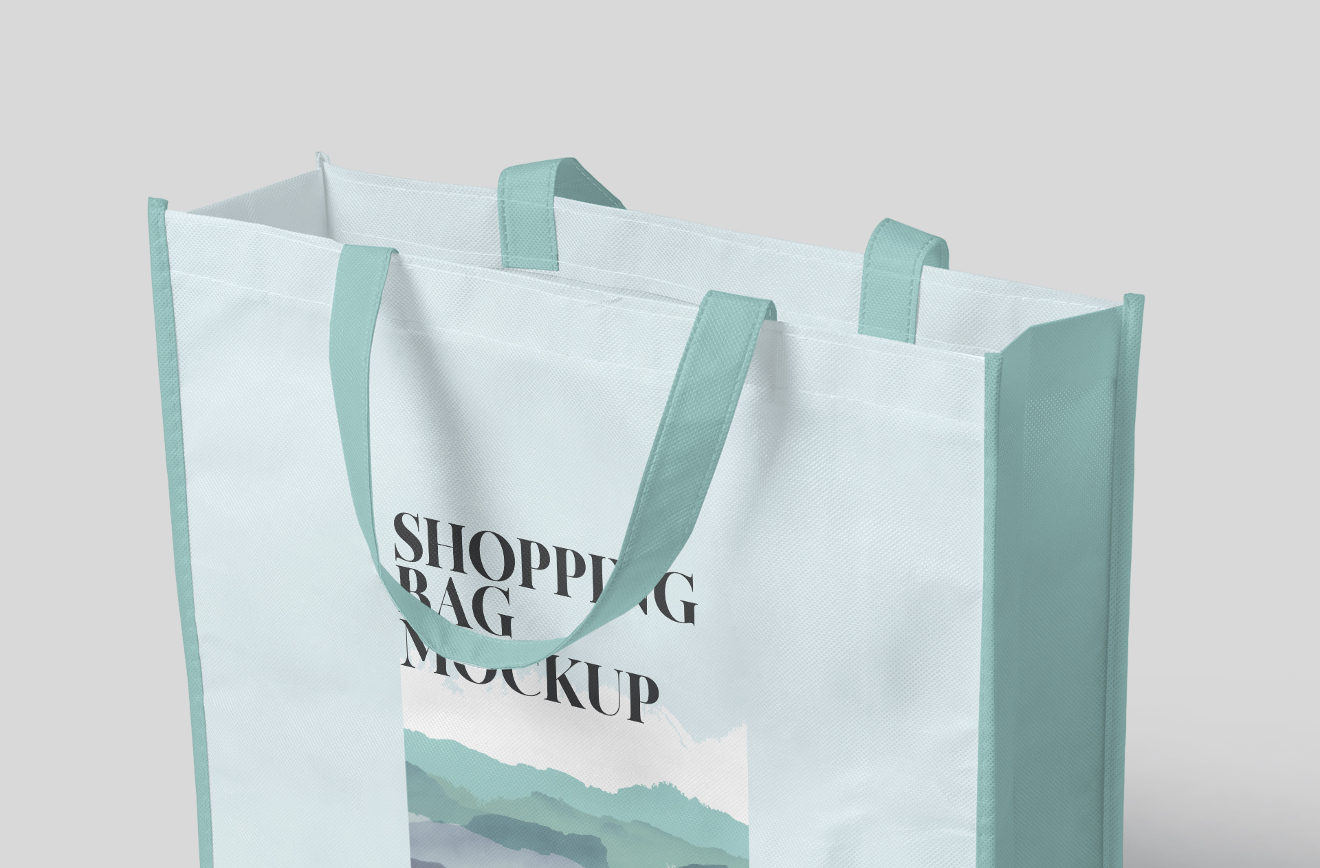 branding shopping bag mockup