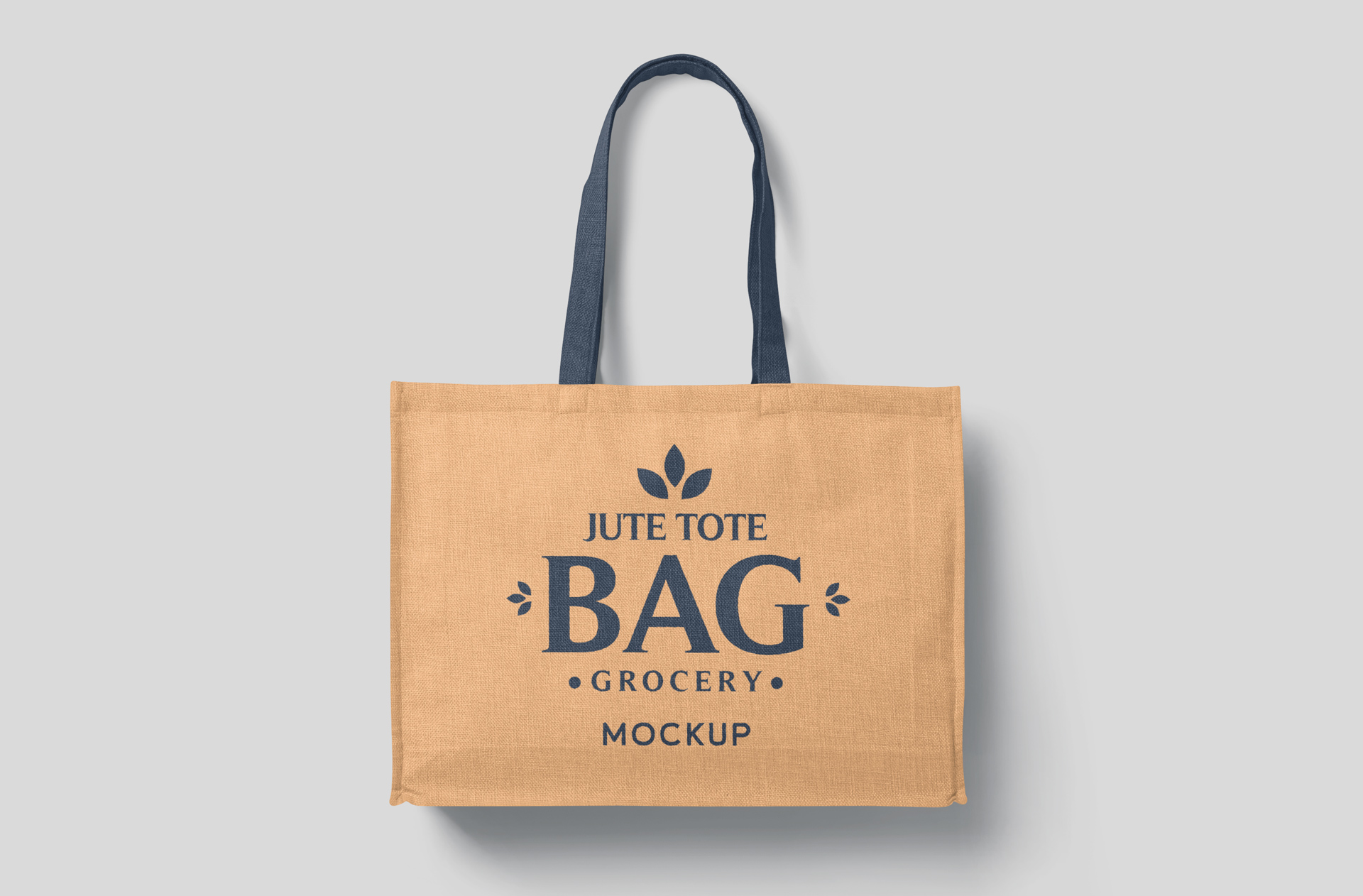 Custom Jute Shopping Bag Mockup for Store Branding
