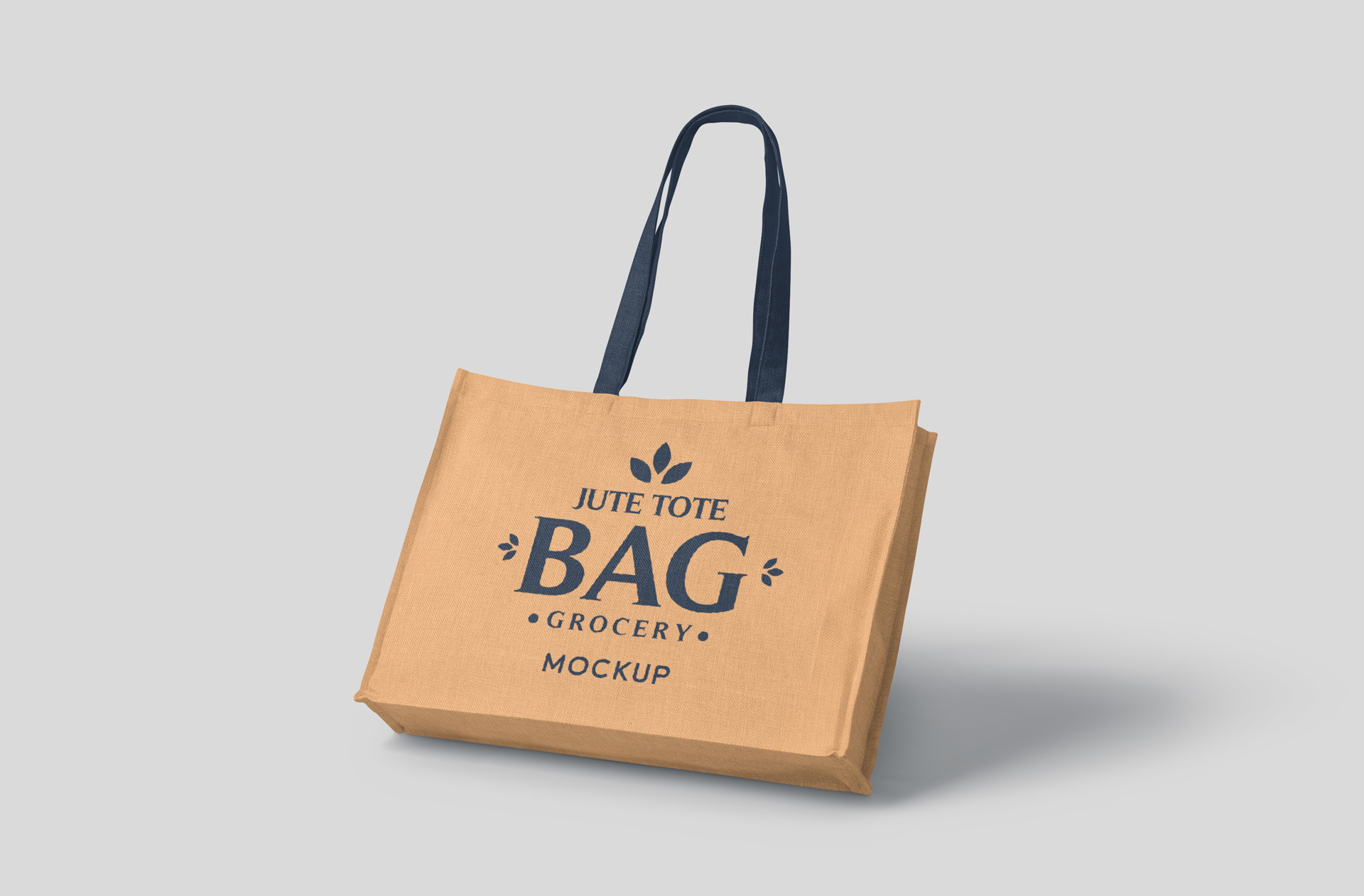 Premium Jute Grocery Bag Mockup for Product Branding