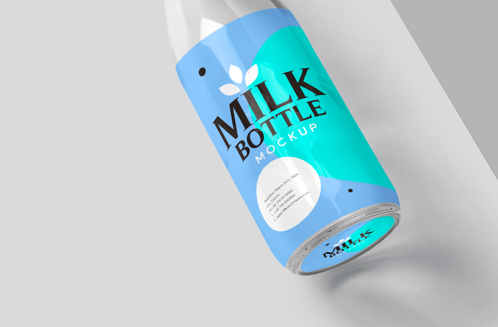photorealistic beverage branding