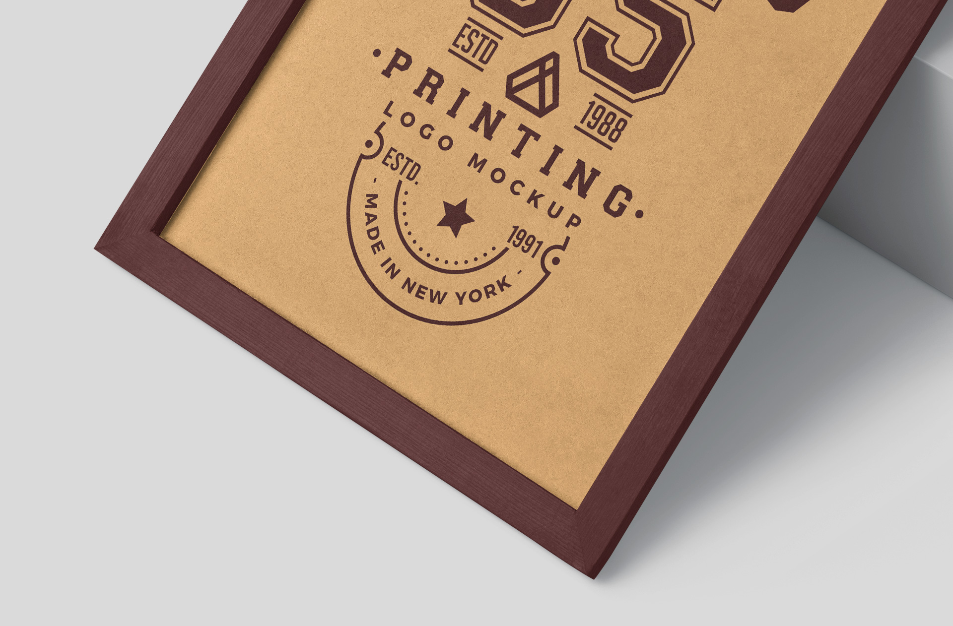 artistic display mockup
