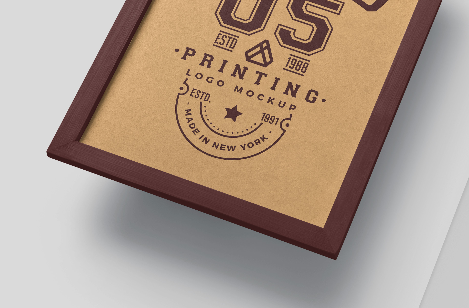 artistic frame mockup