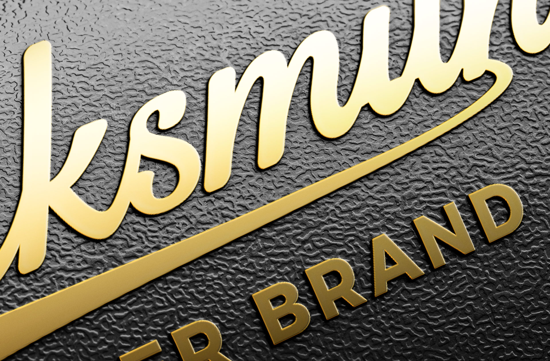 authentic gold texture mock-up