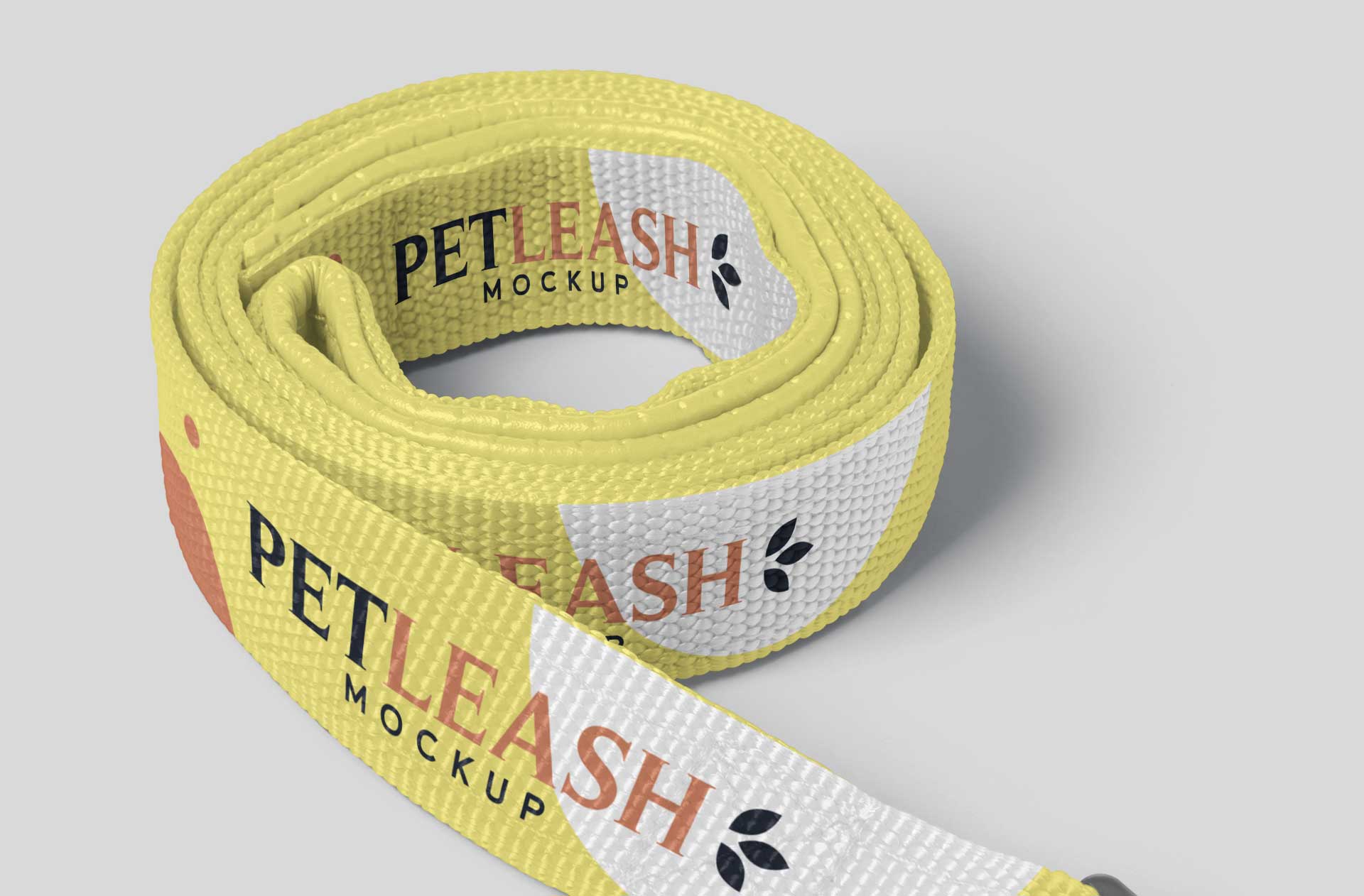 Realistic Pet Leash Mockup for Product Display