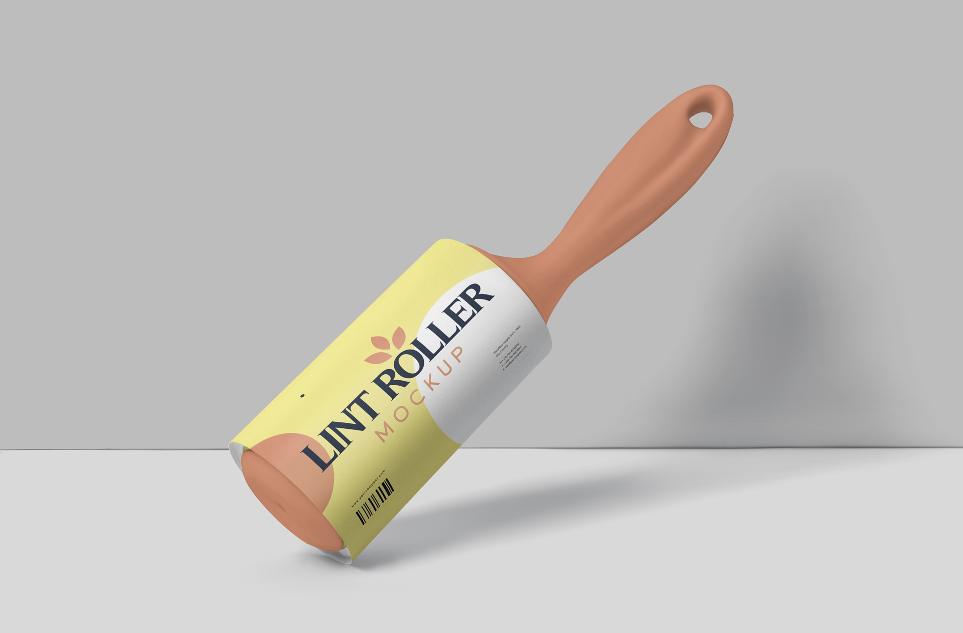 Realistic Lint Roller Mockup for Branding