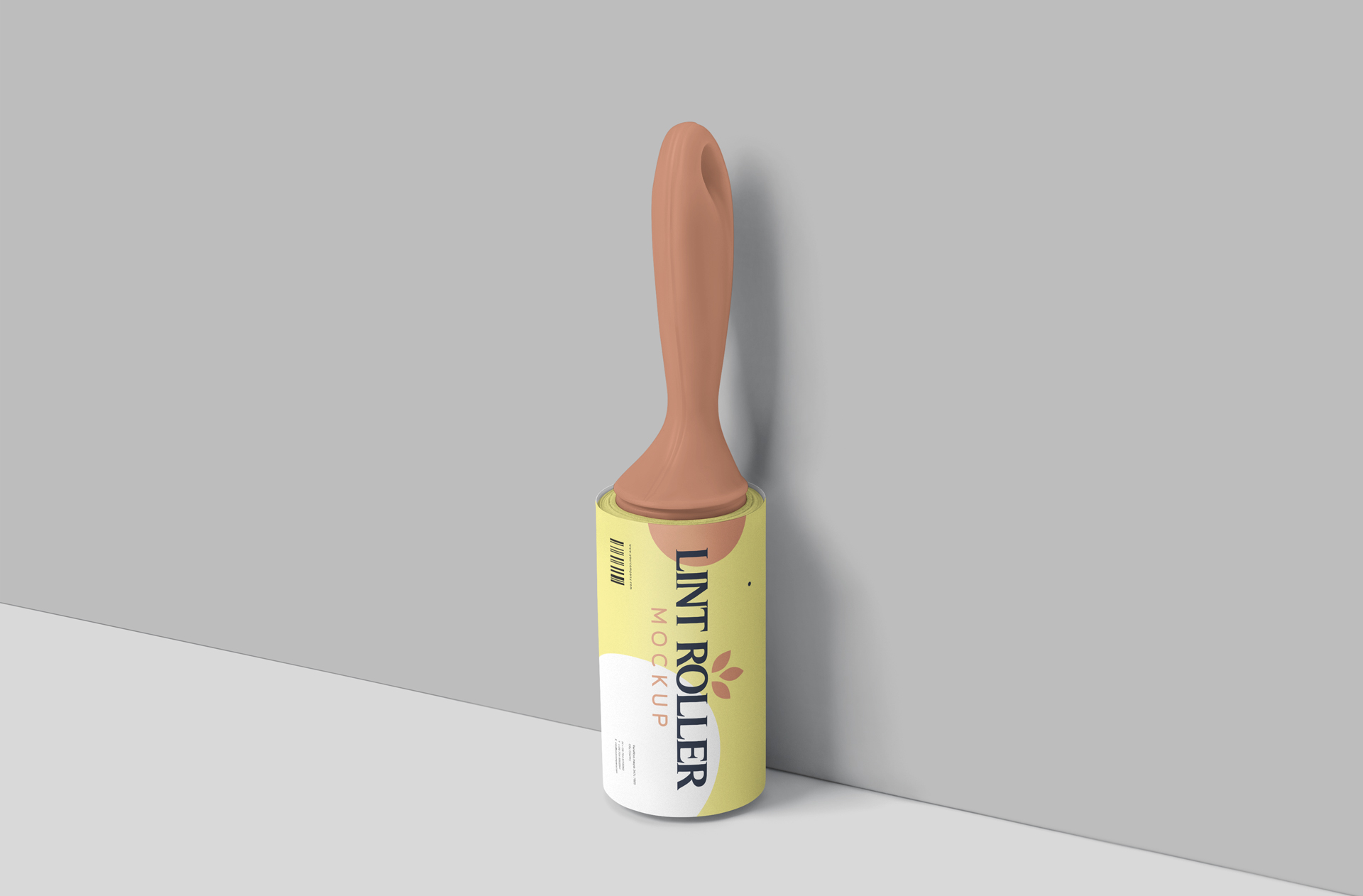 Customizable Lint Roller Packaging Mockup
