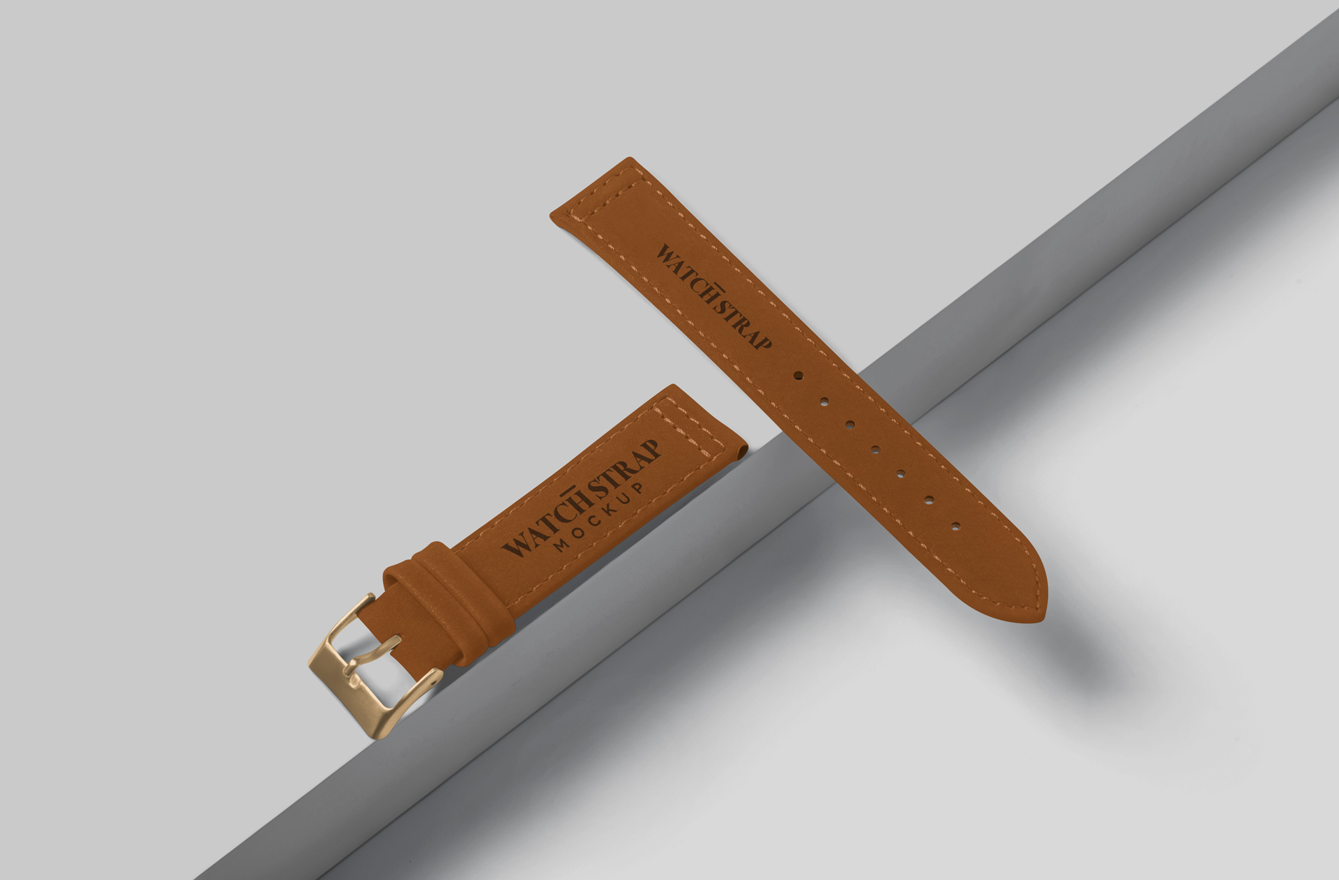 Customizable Watch Band Mockup with Realistic Design