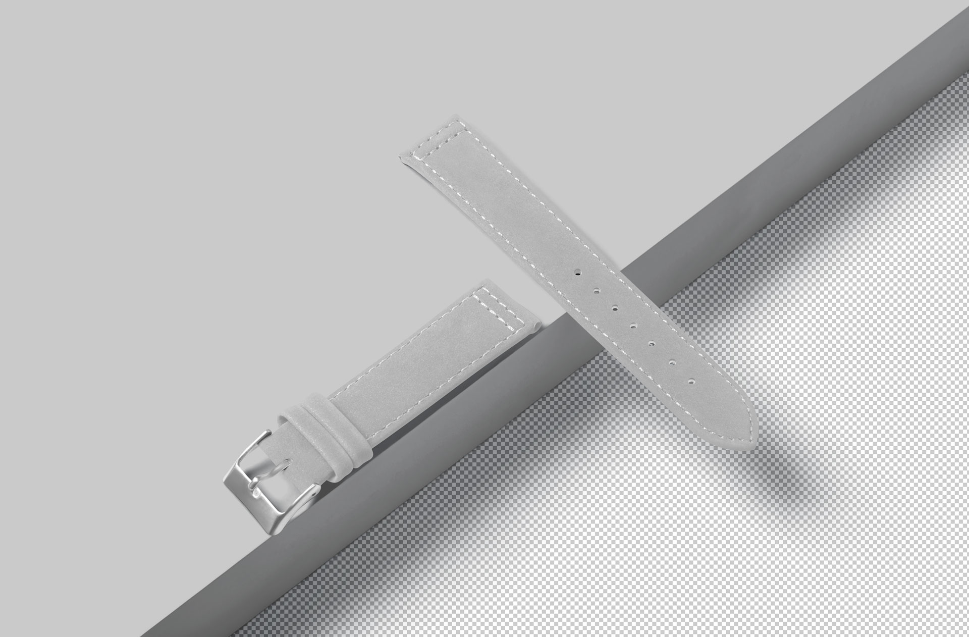 Customizable Watch Band Mockup with Realistic Design