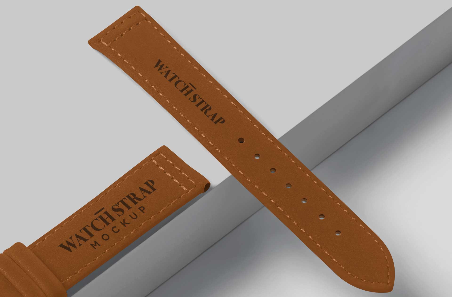 Customizable Watch Band Mockup with Realistic Design