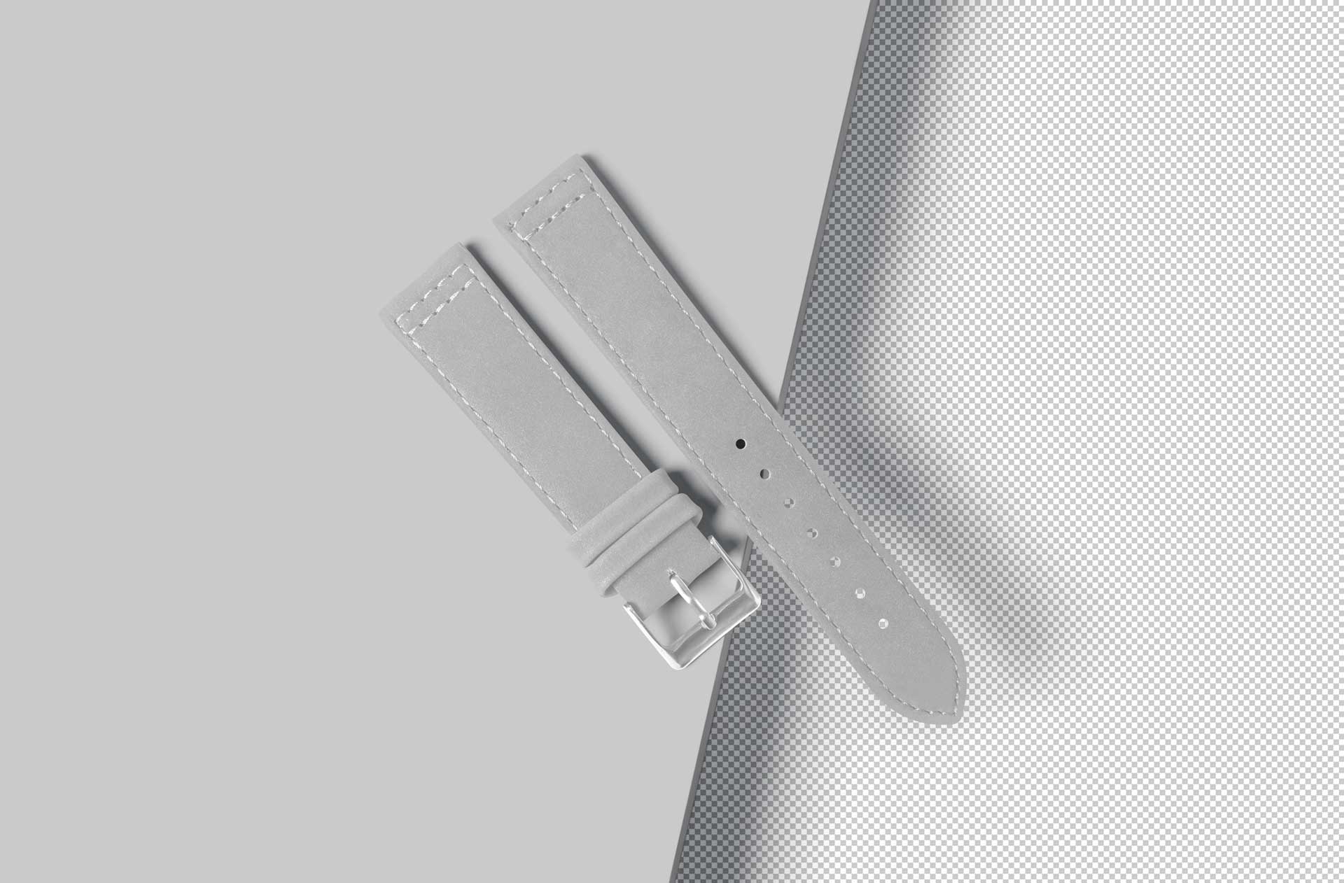 High-Quality Wristwatch Strap Mockup for Branding