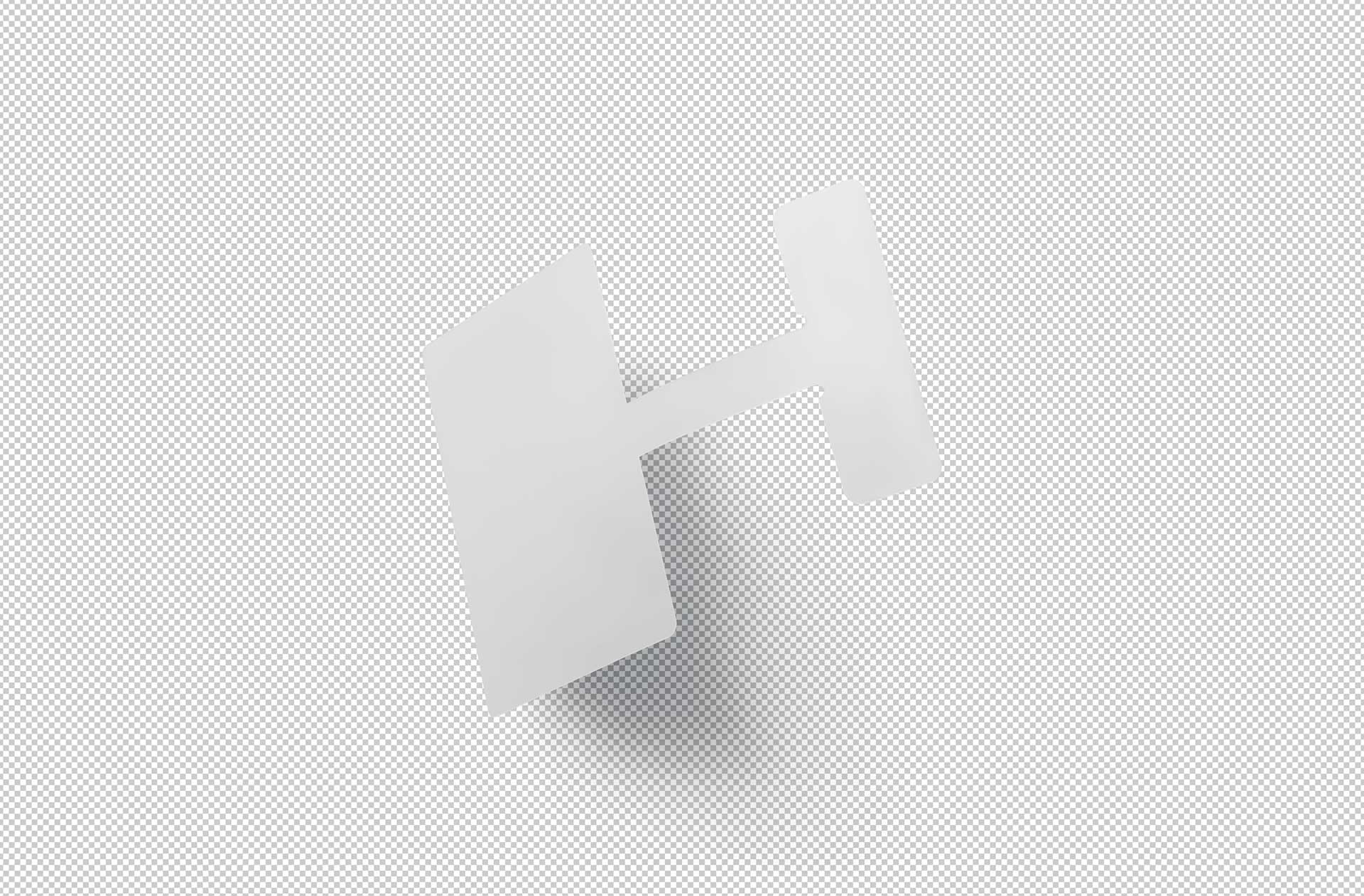 custom hanging tag PSD
