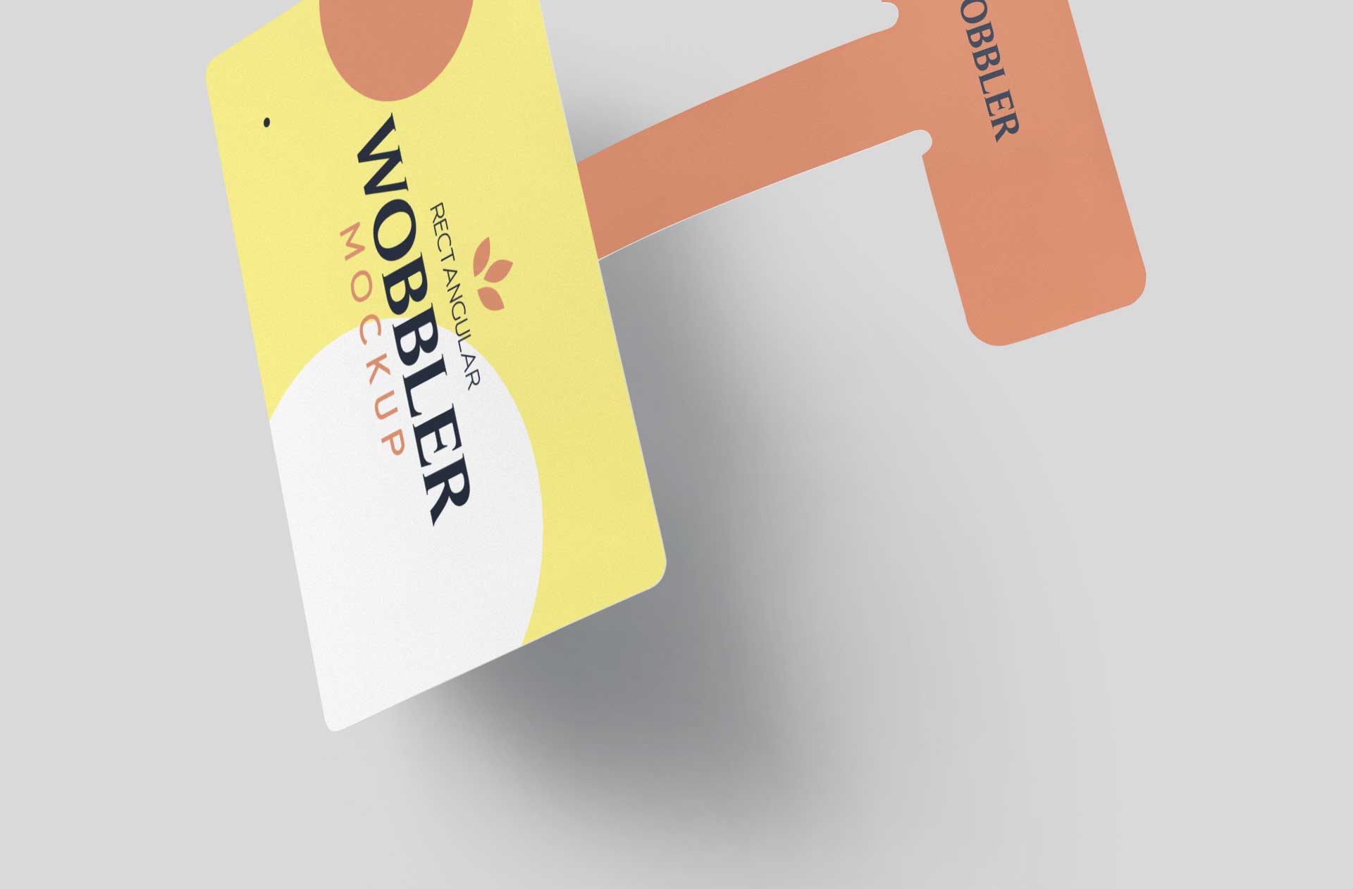 custom hanging tag PSD