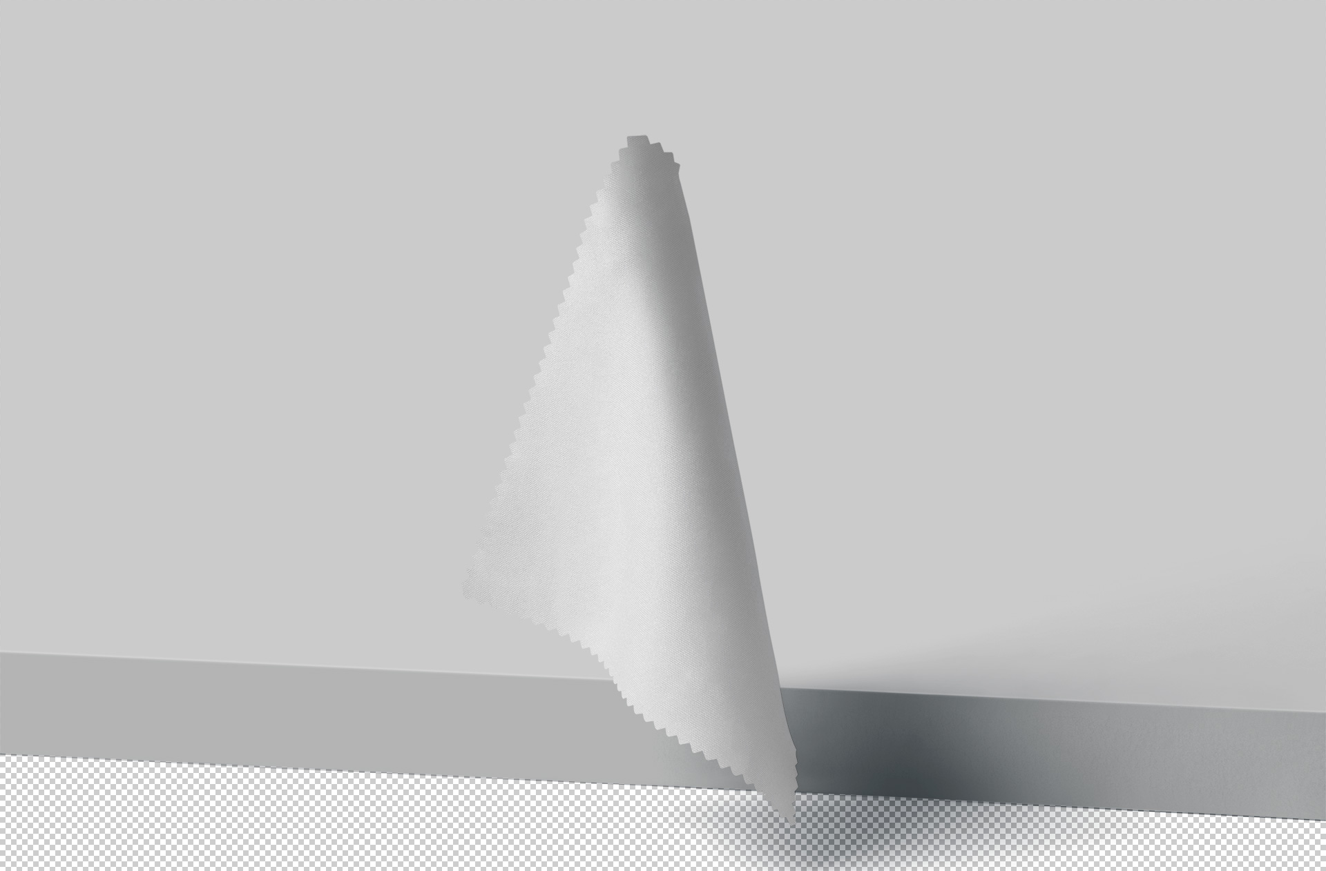 microfiber cloth mockup