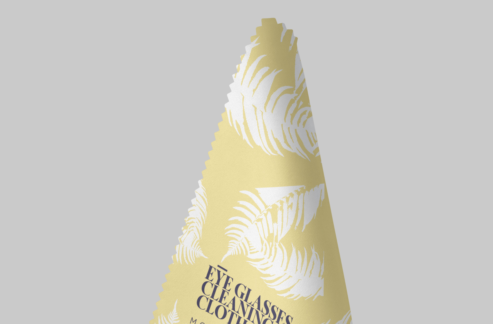microfiber cloth mockup