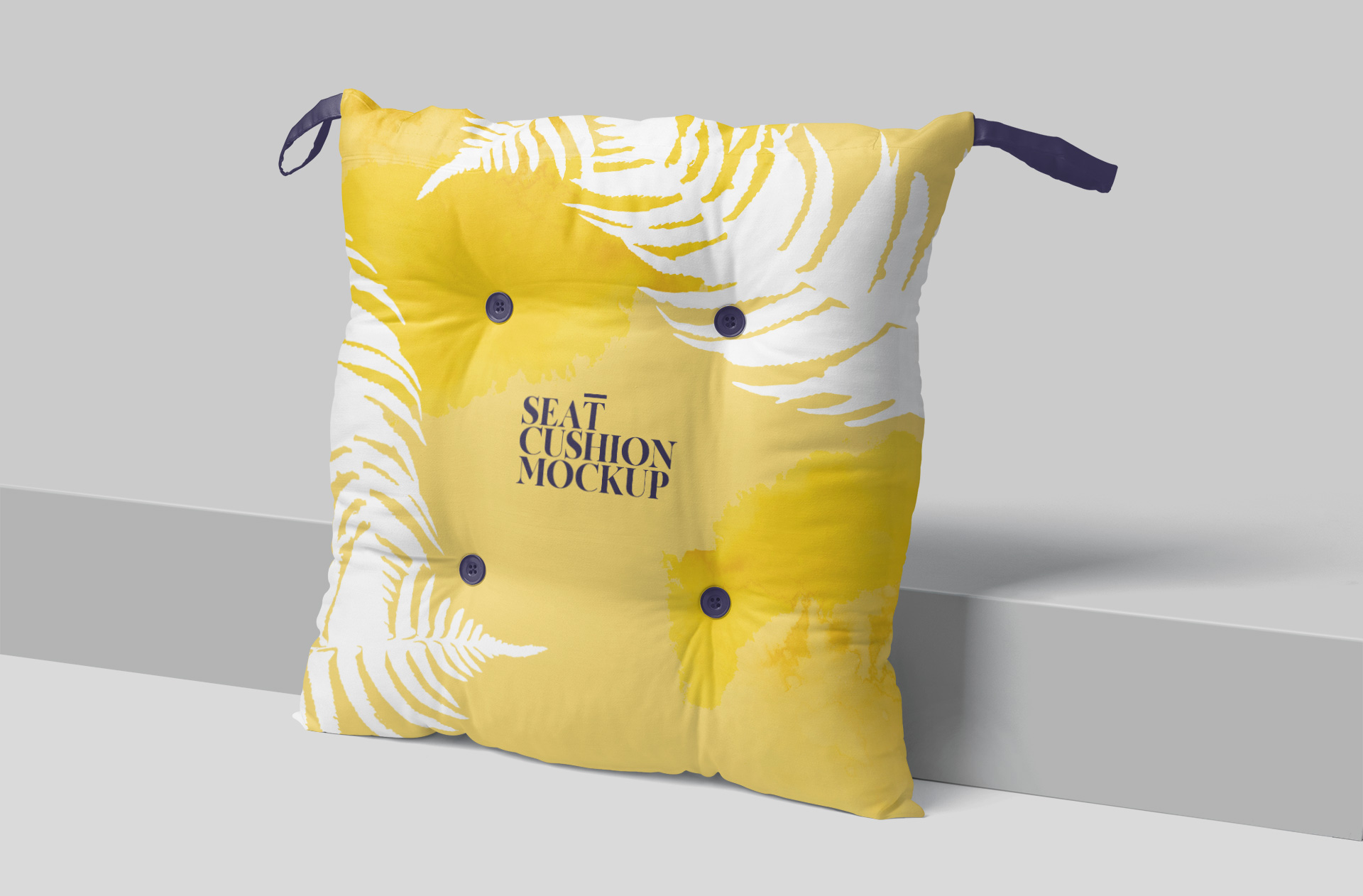 Realistic Floating Seat Cushion Mockup PSD