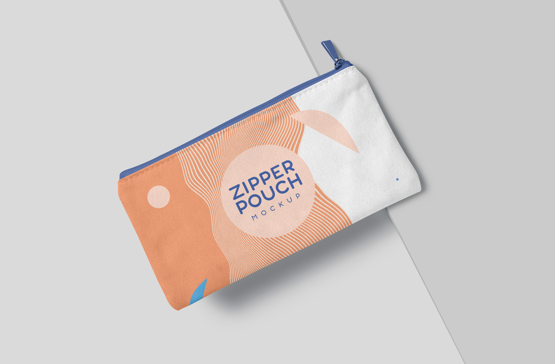 Stylish Zipper Pouch Mockup for Packaging Designs