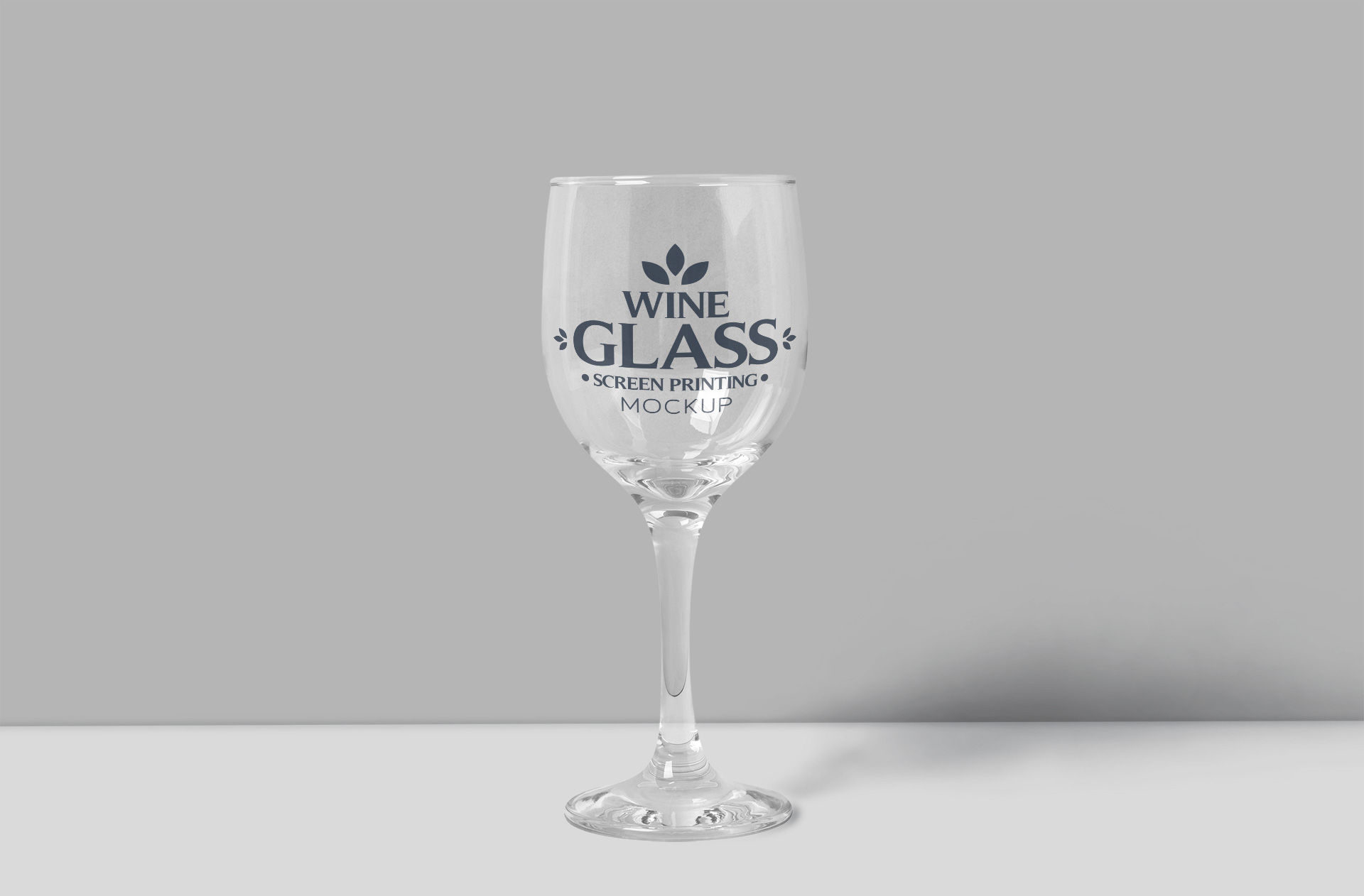 Luxury Wine Glass Mockup for Bar & Restaurant Branding