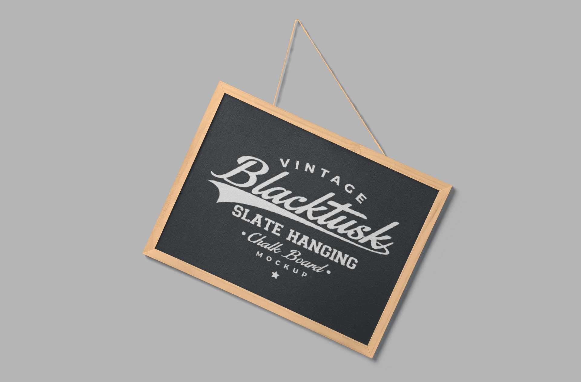 Classic Blackboard Mockup for CafN & Bar Branding