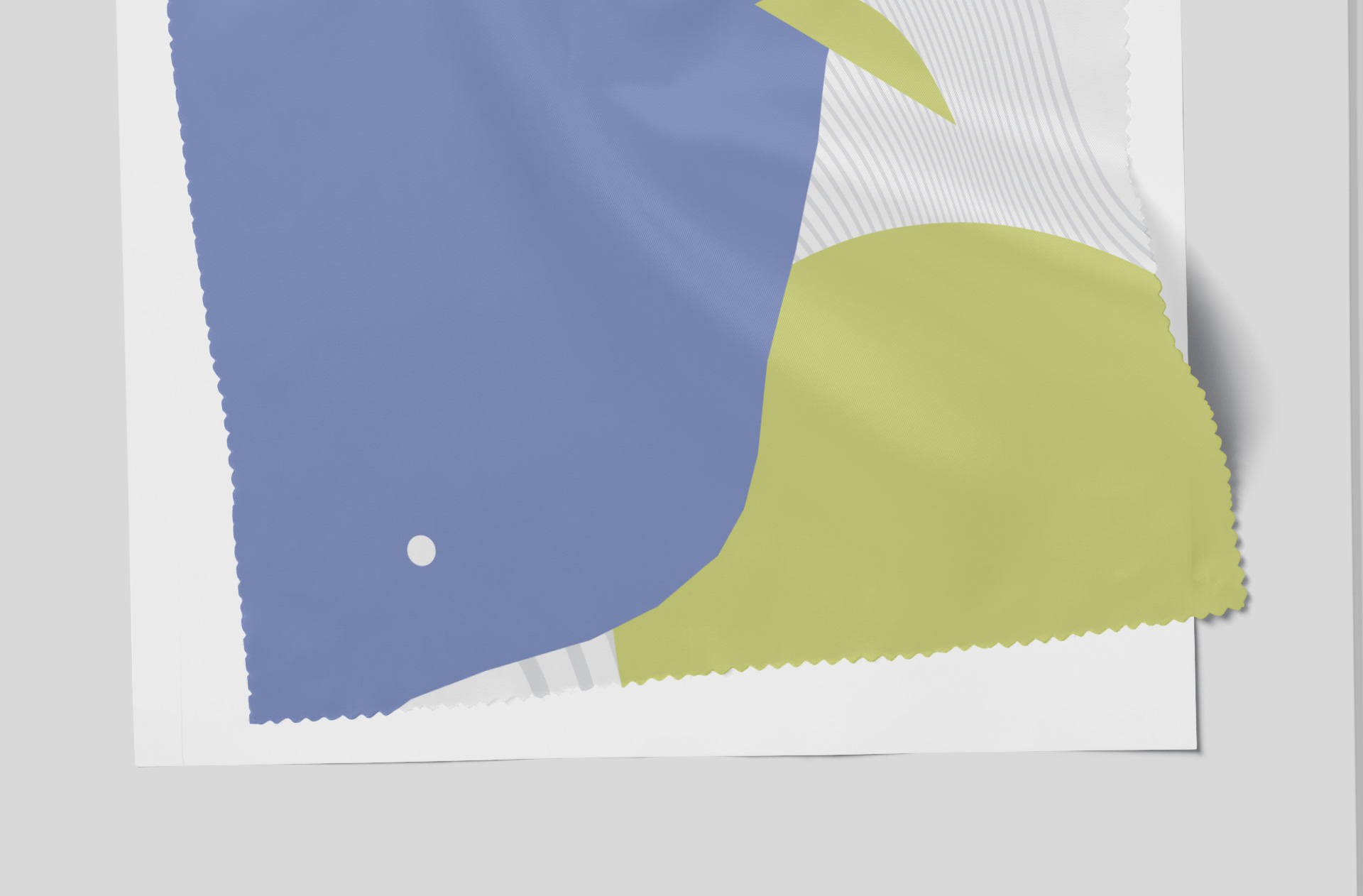 high-quality fabric display