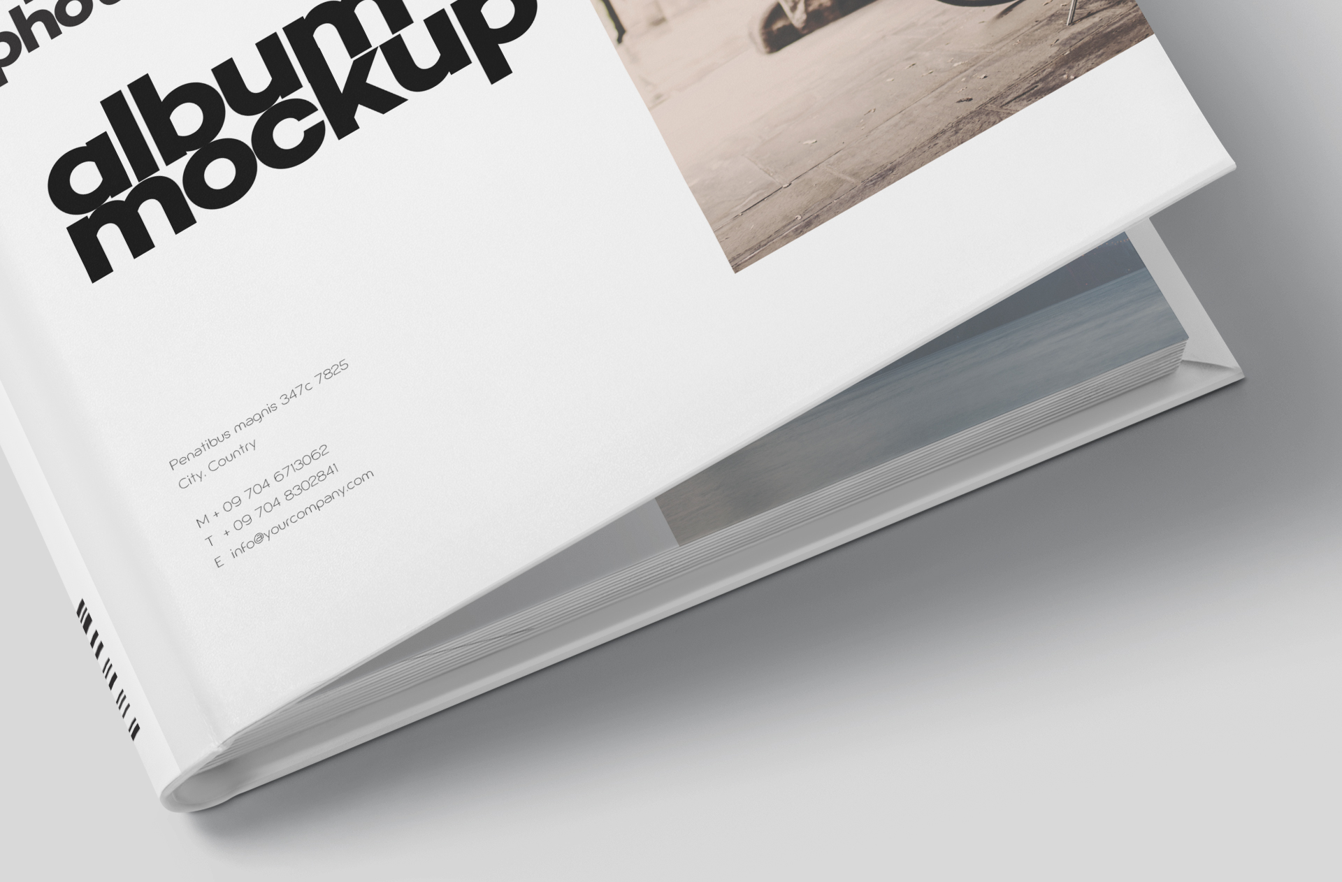 album mockup