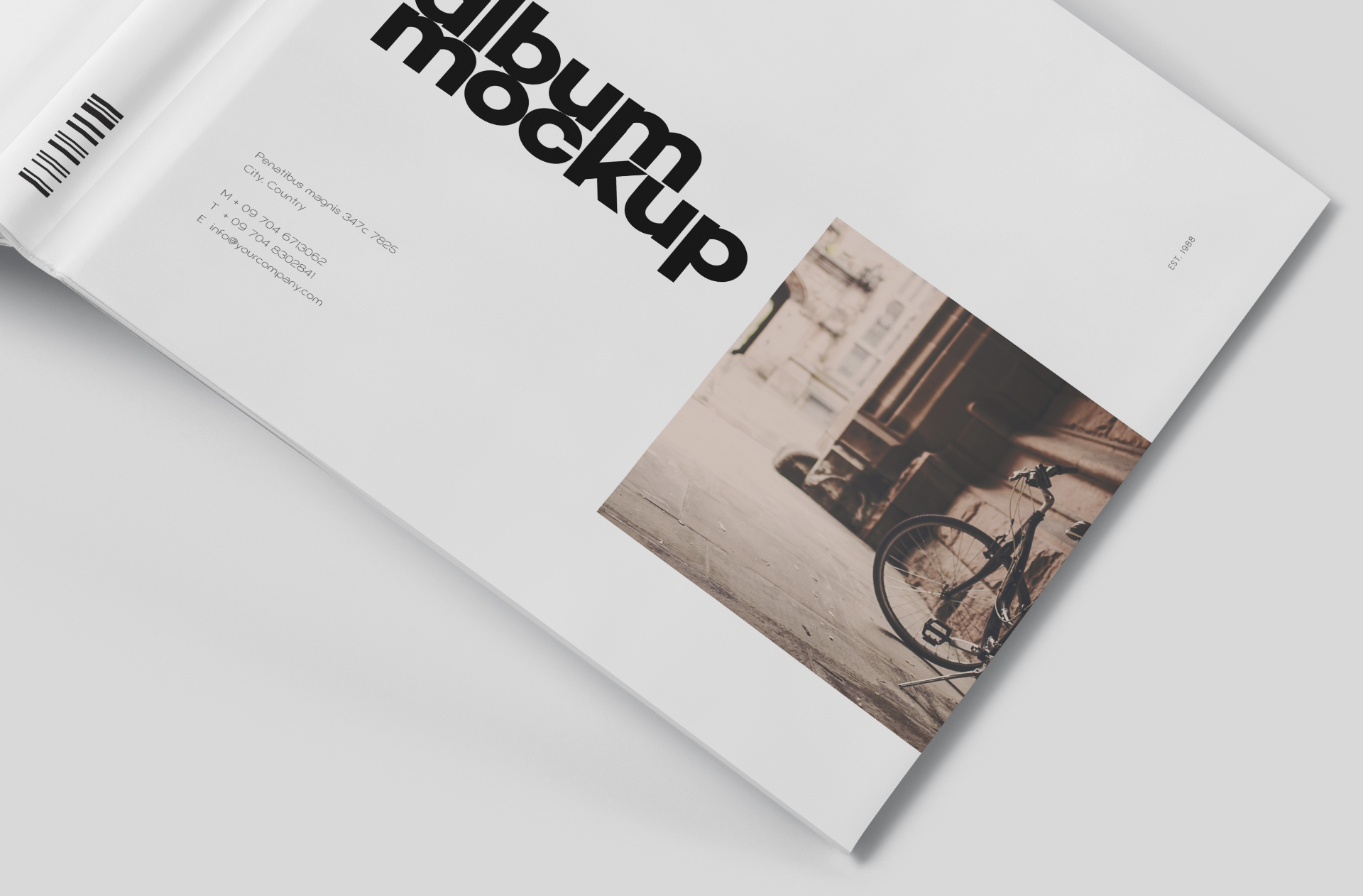 album mockup