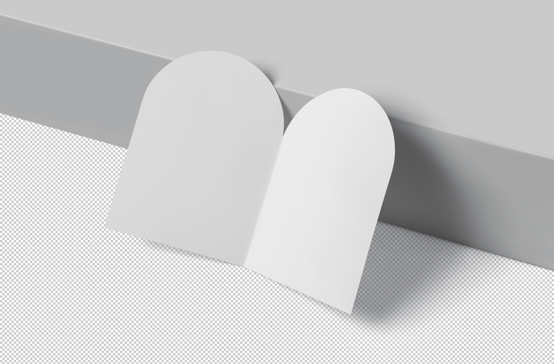 bi-fold invitation mock-up