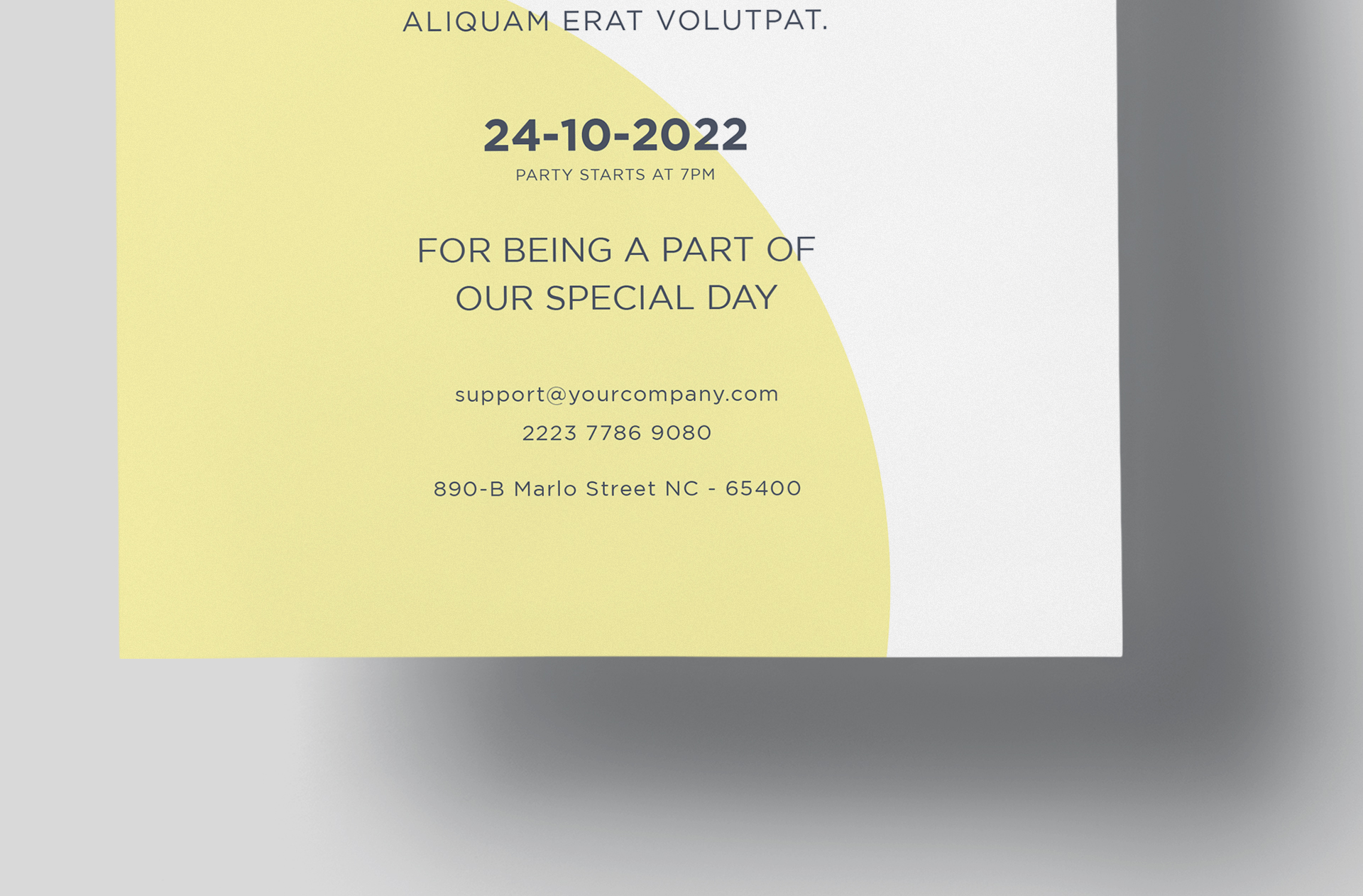 arched card design
