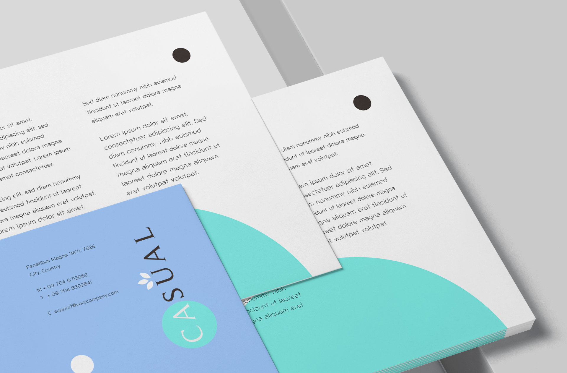 A6 flyer mockup