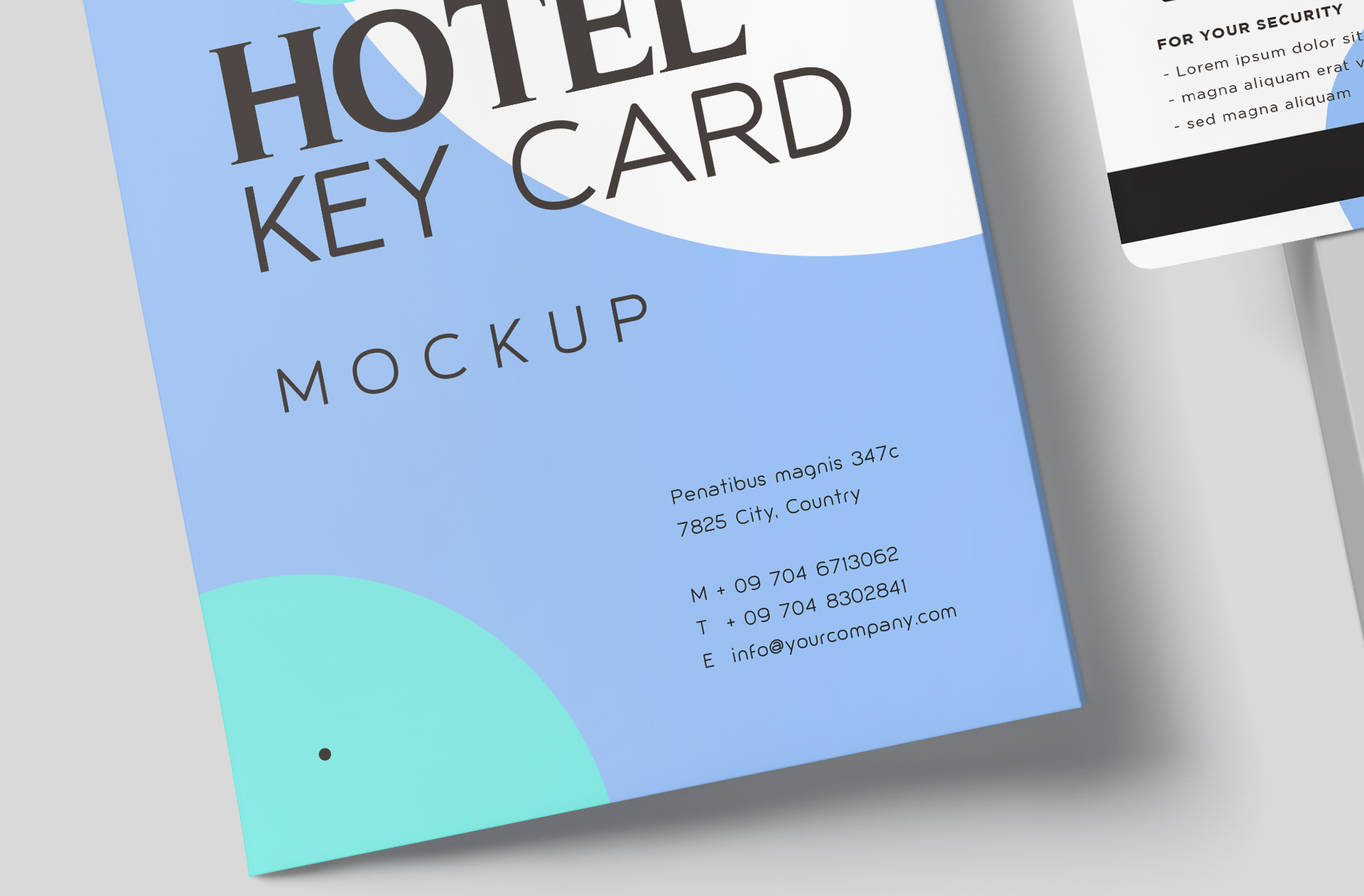 corporate key card design