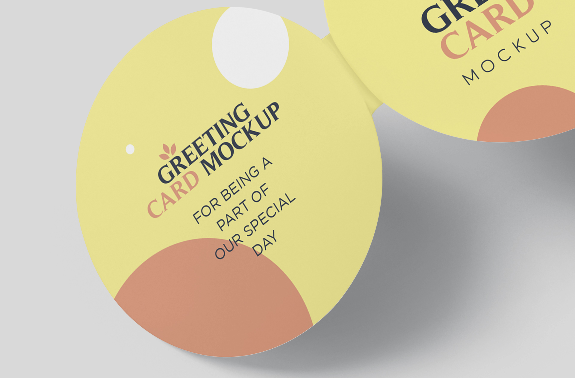 bi-fold card mock-up