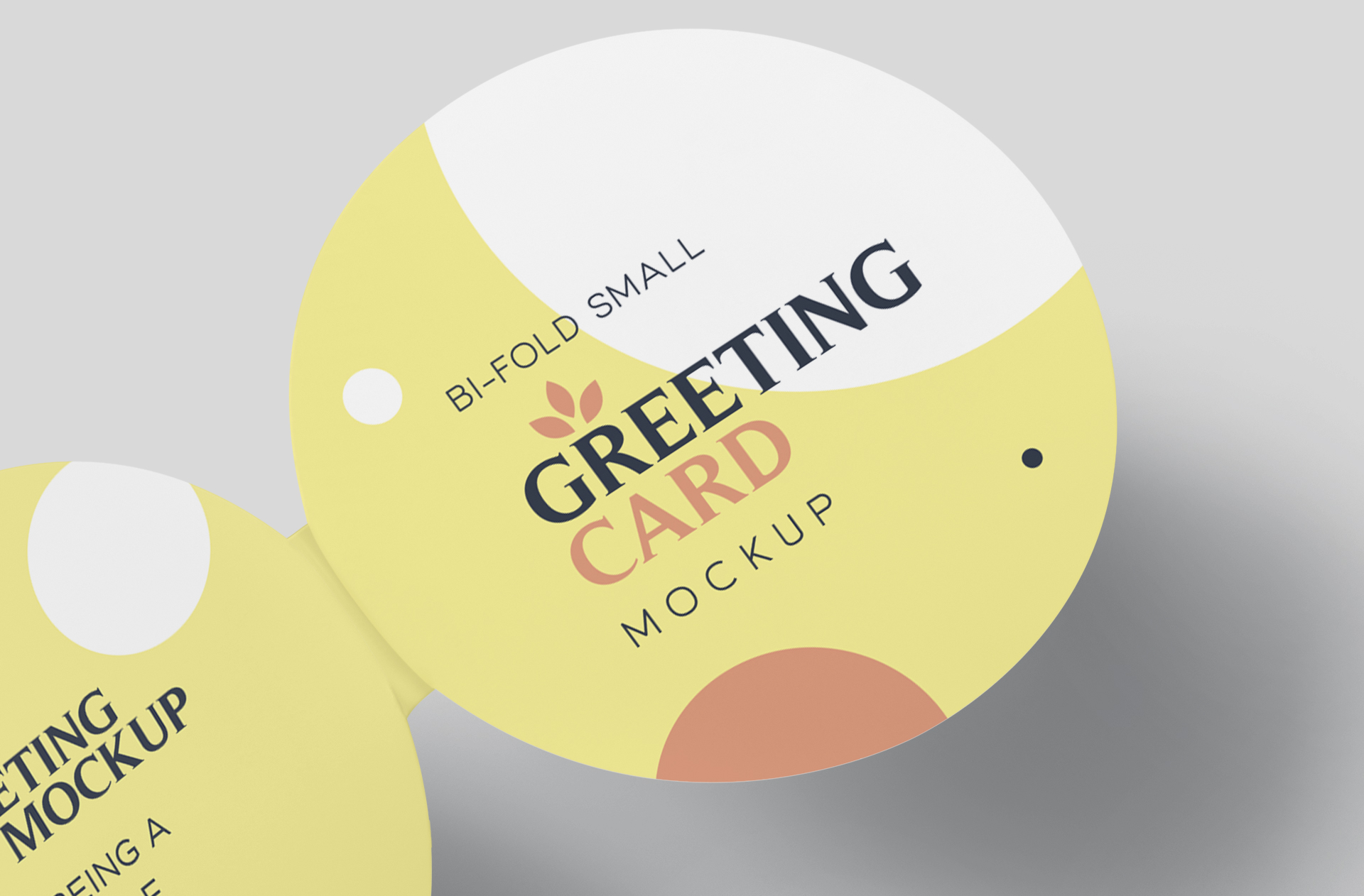 bi-fold card mock-up