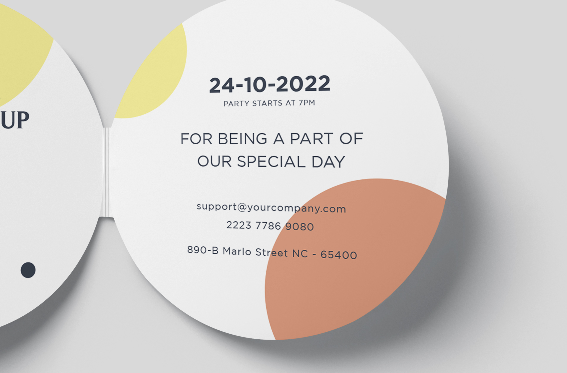 branding invitation template