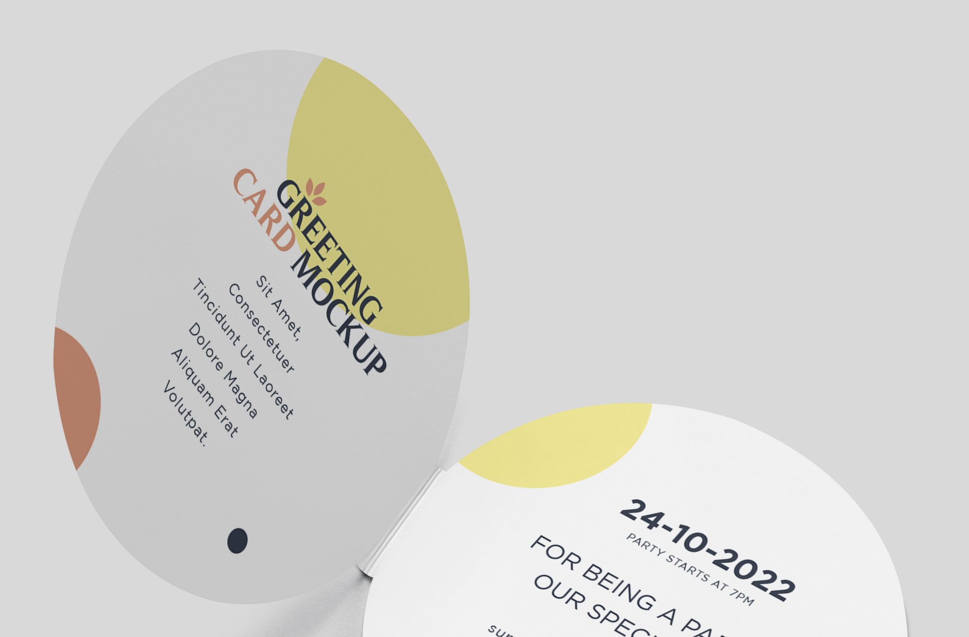 creative greeting card PSD