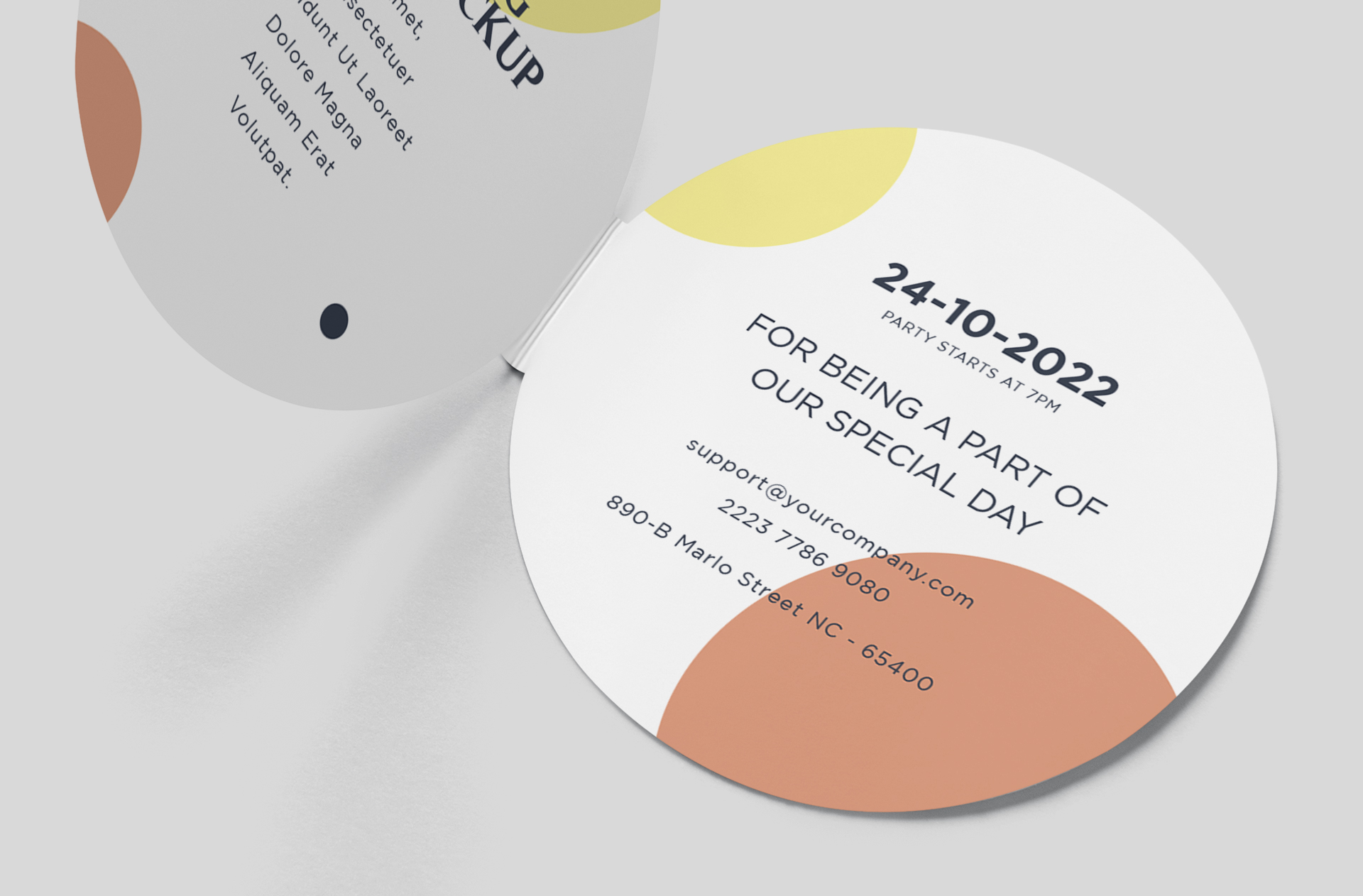 creative greeting card PSD