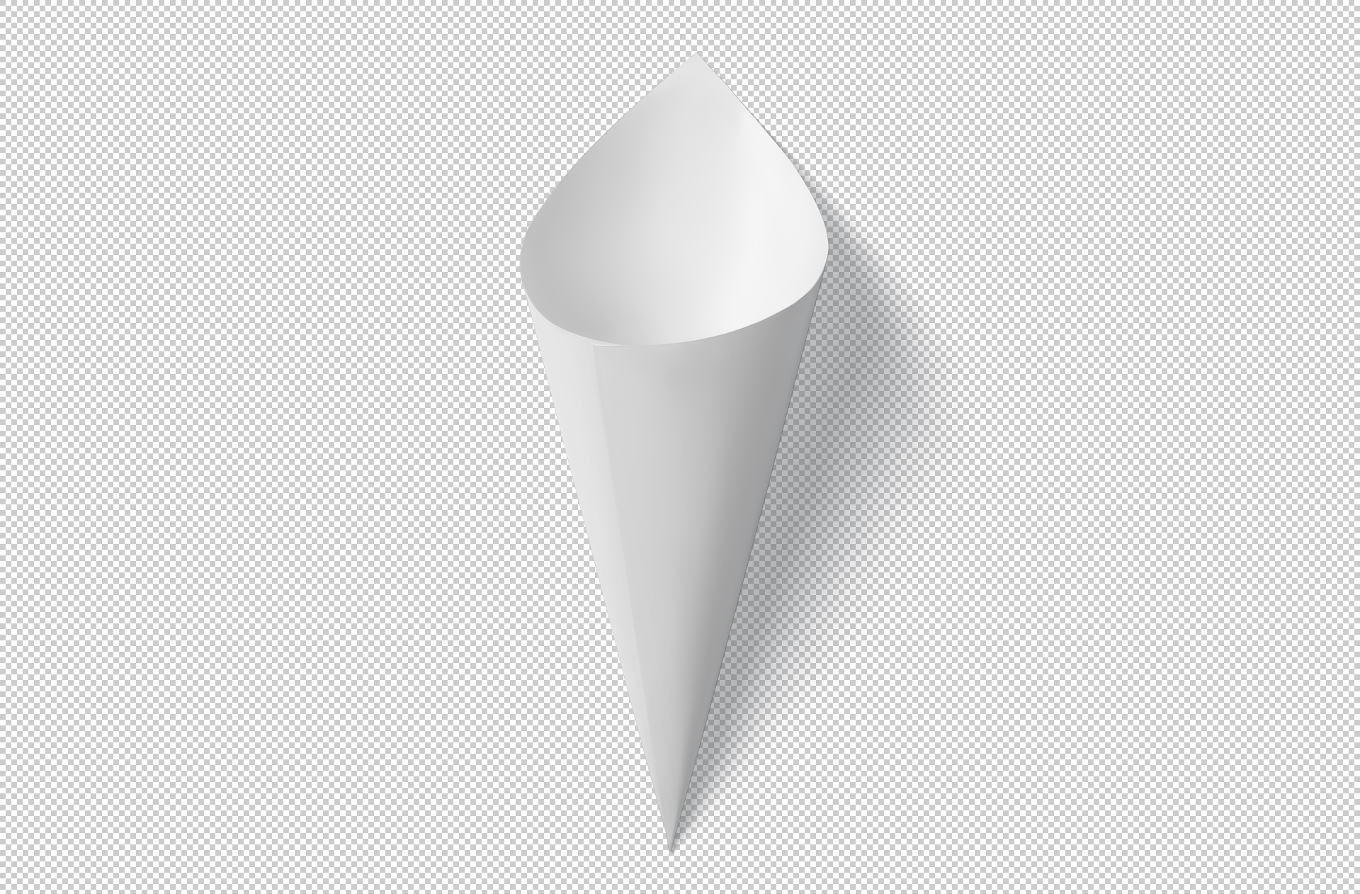 custom printed food cone
