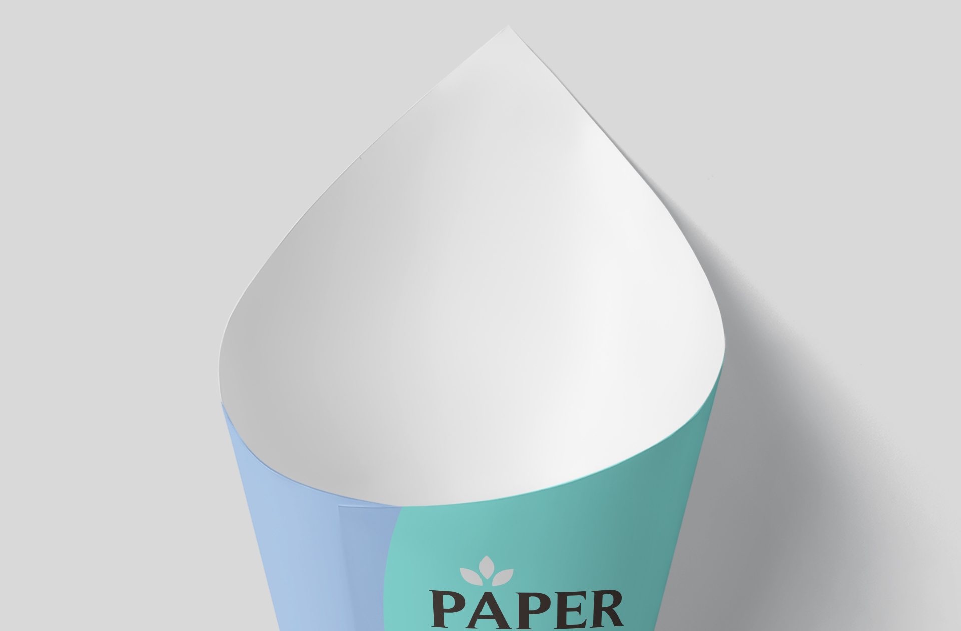 custom printed food cone