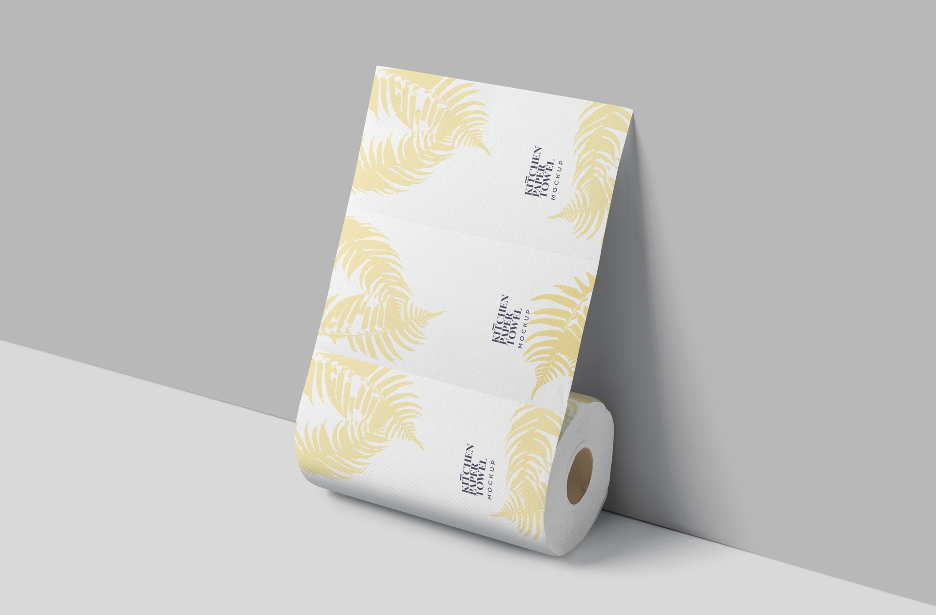 Side View Kitchen Paper Towel Mockup – Professional PSD