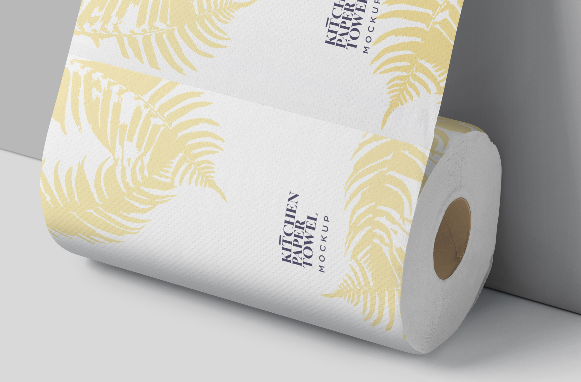 kitchen paper towel mockup