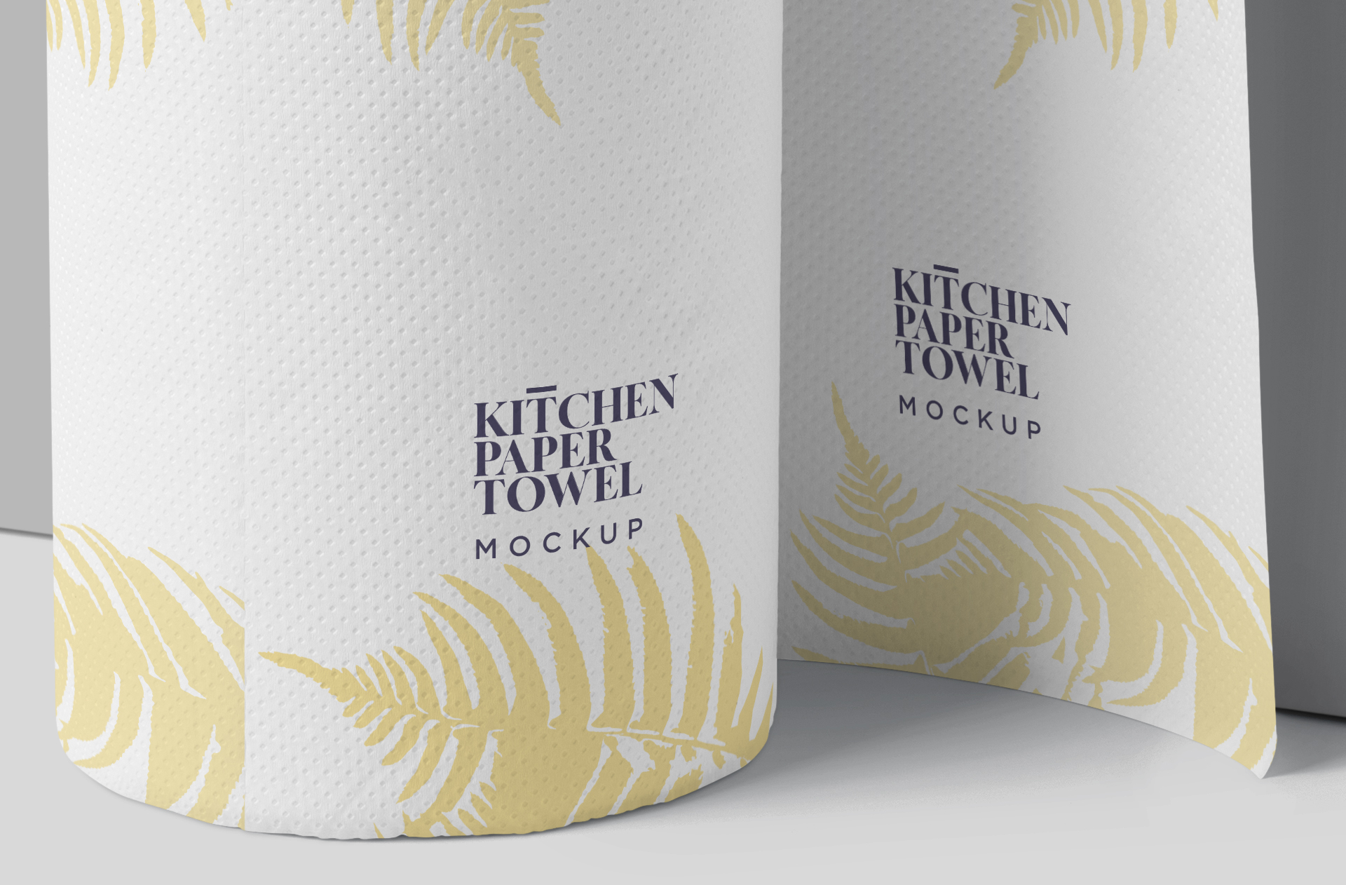 kitchen paper towel mockup