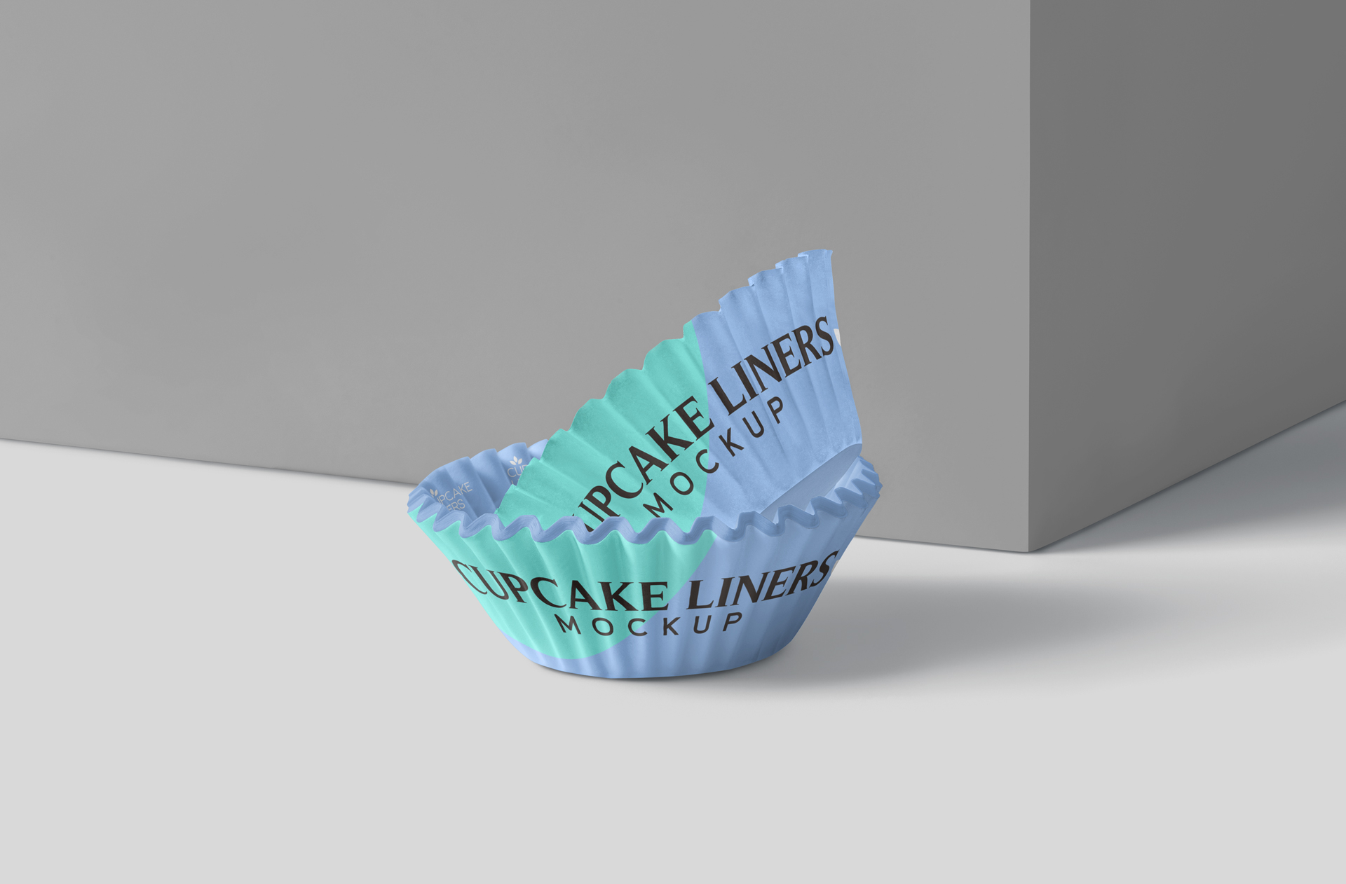 Stacked Cupcake Liners Mockup Design