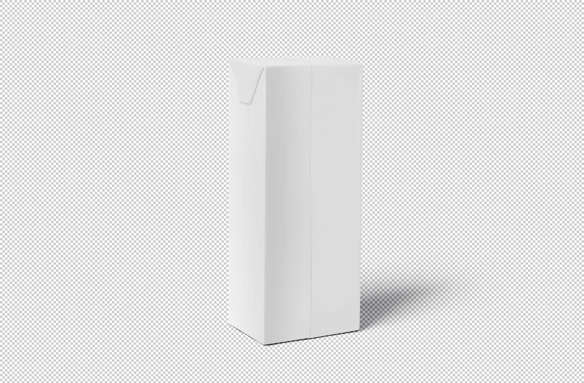 cream carton mockup