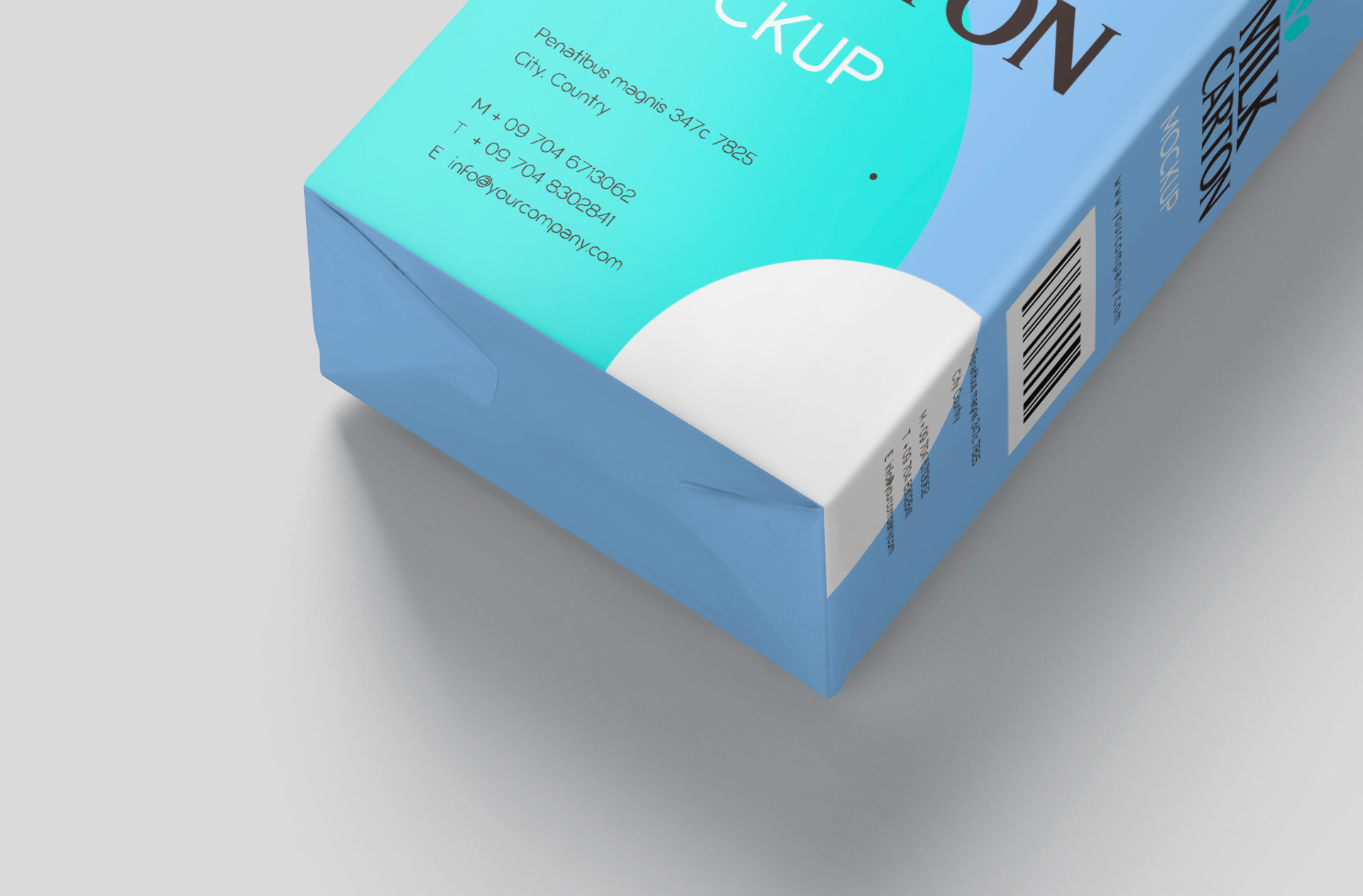 beverage carton branding PSD