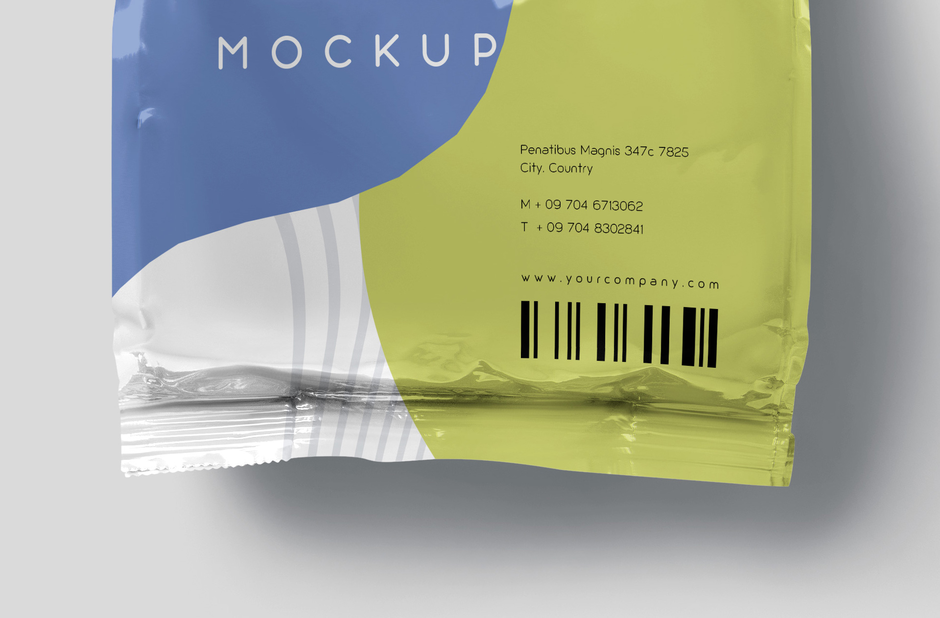 coffee bag packaging PSD