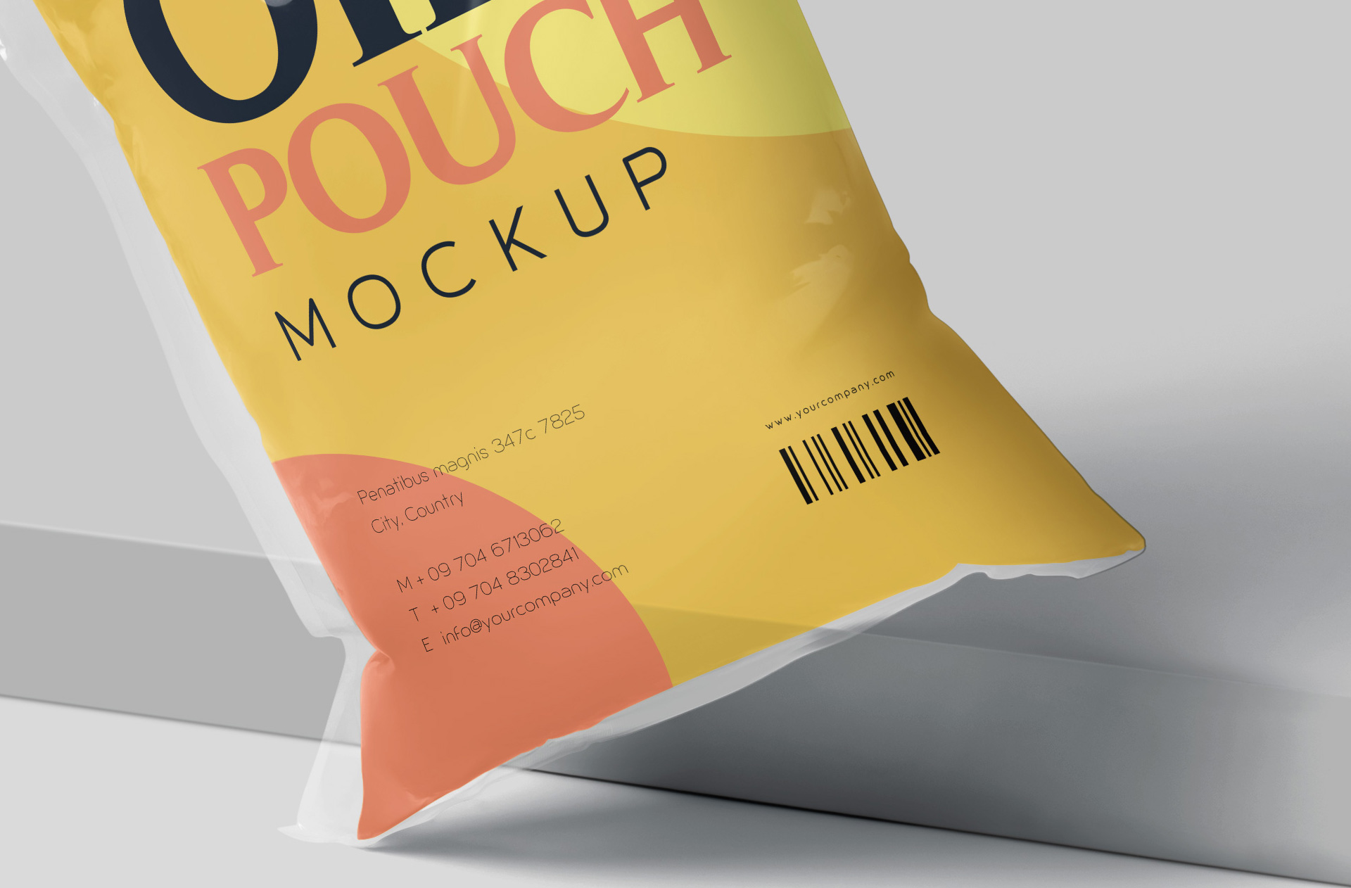 flexible packaging mock-up