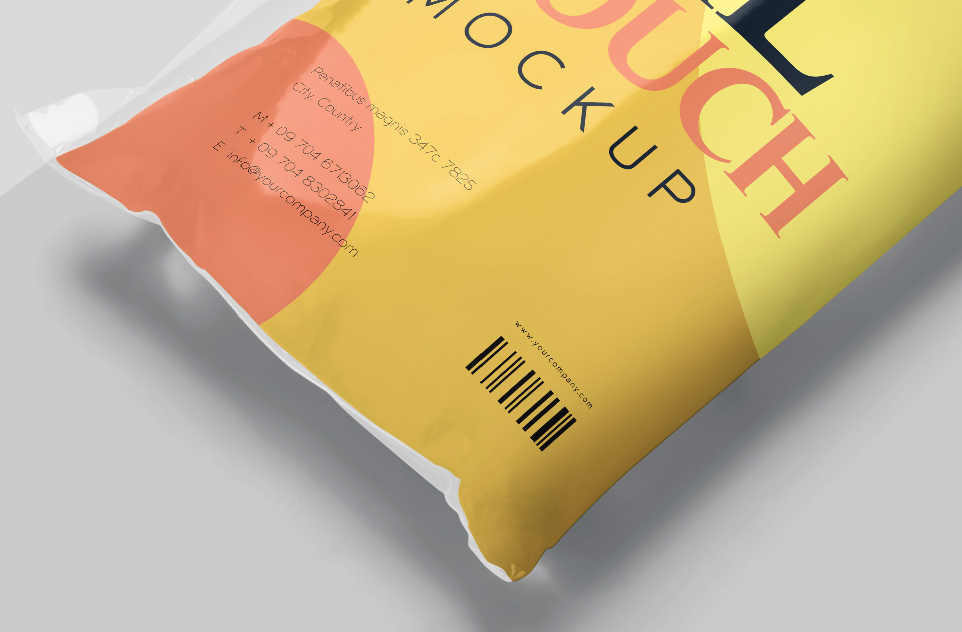 flexible pouch design PSD